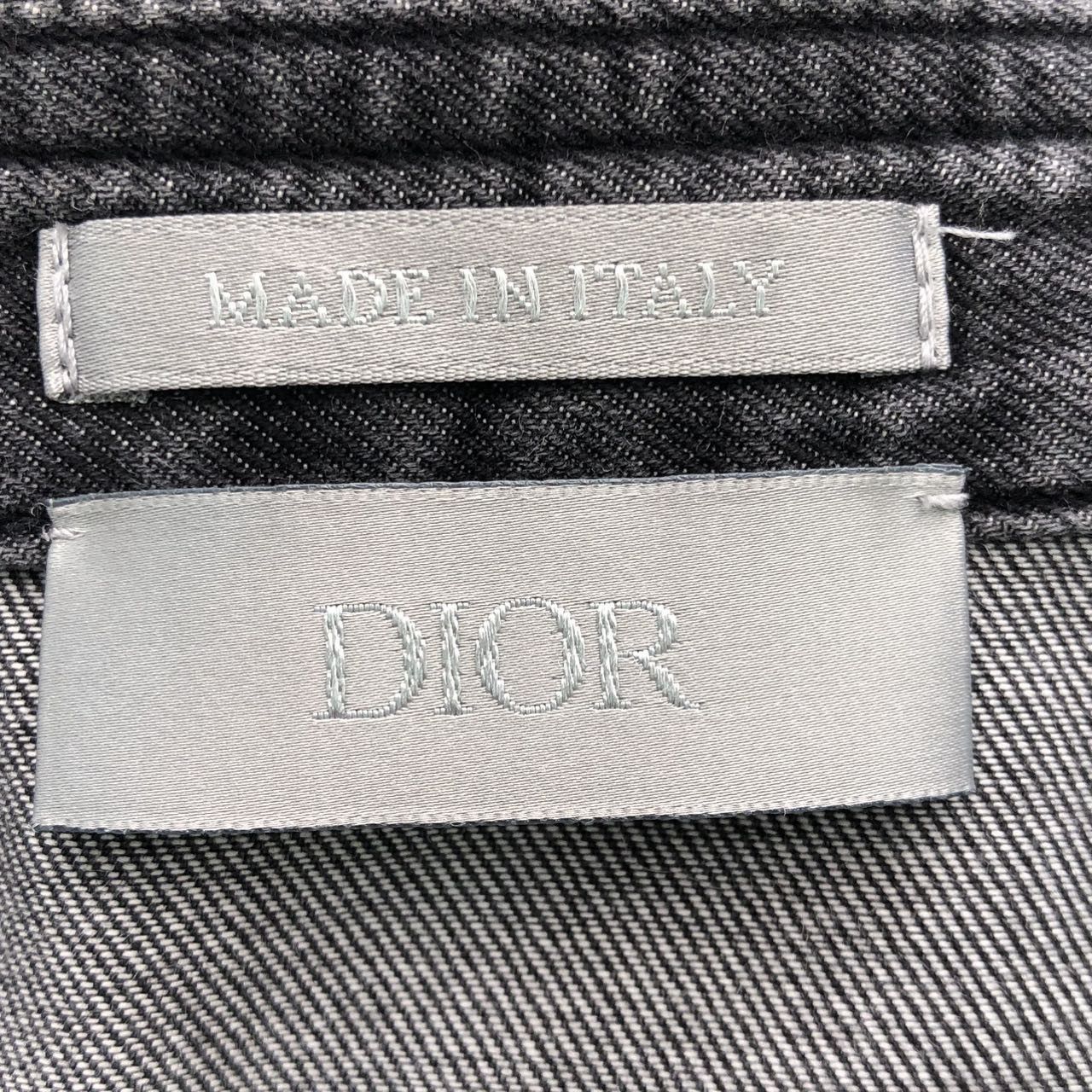 Dior Gray Long Sleeve Button-Up Shirt Size US XXS / EU 40 - 5 Thumbnail