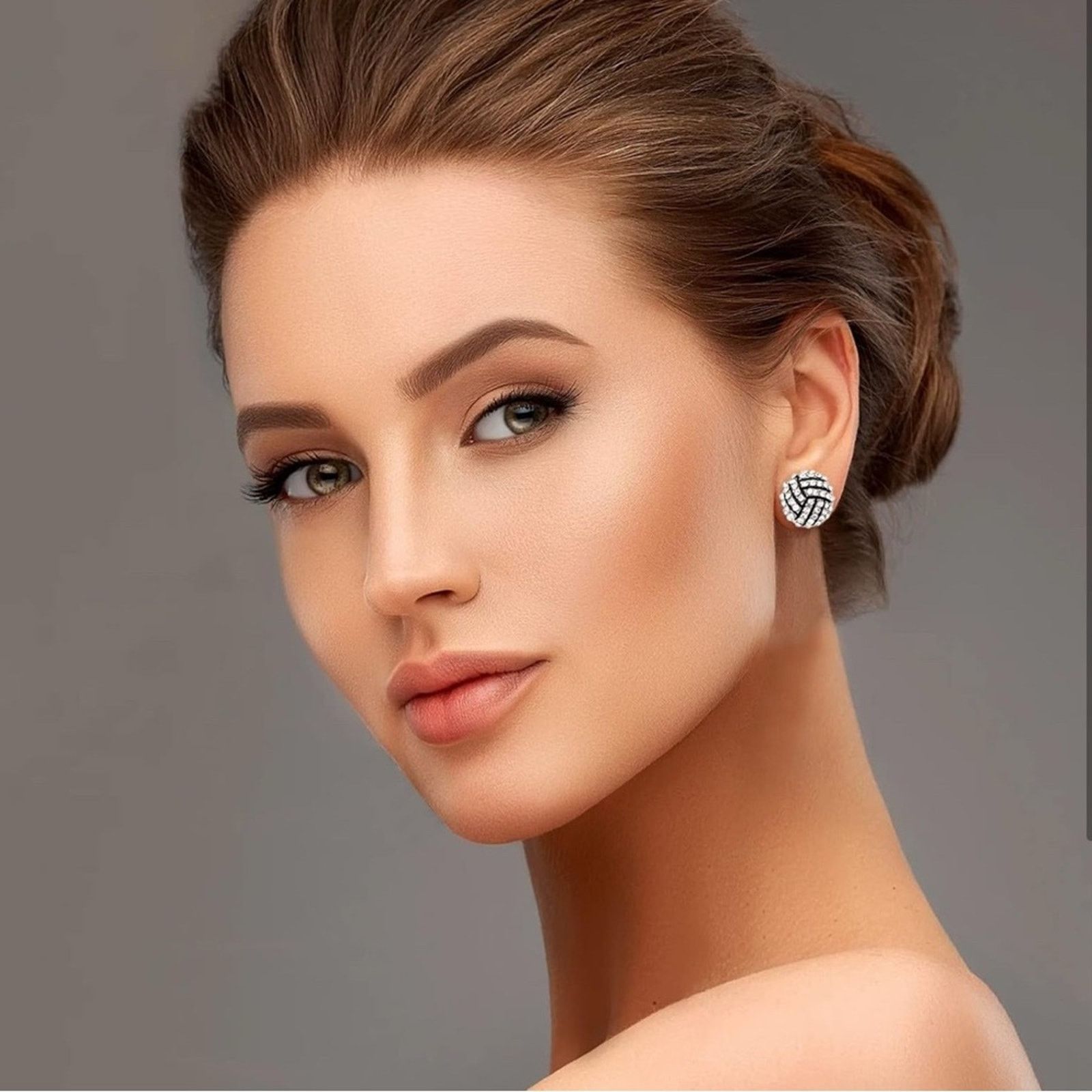 Other Earrings Elegant Crystal Stud Earring Jewelry Size ONE SIZE - 2 Thumbnail