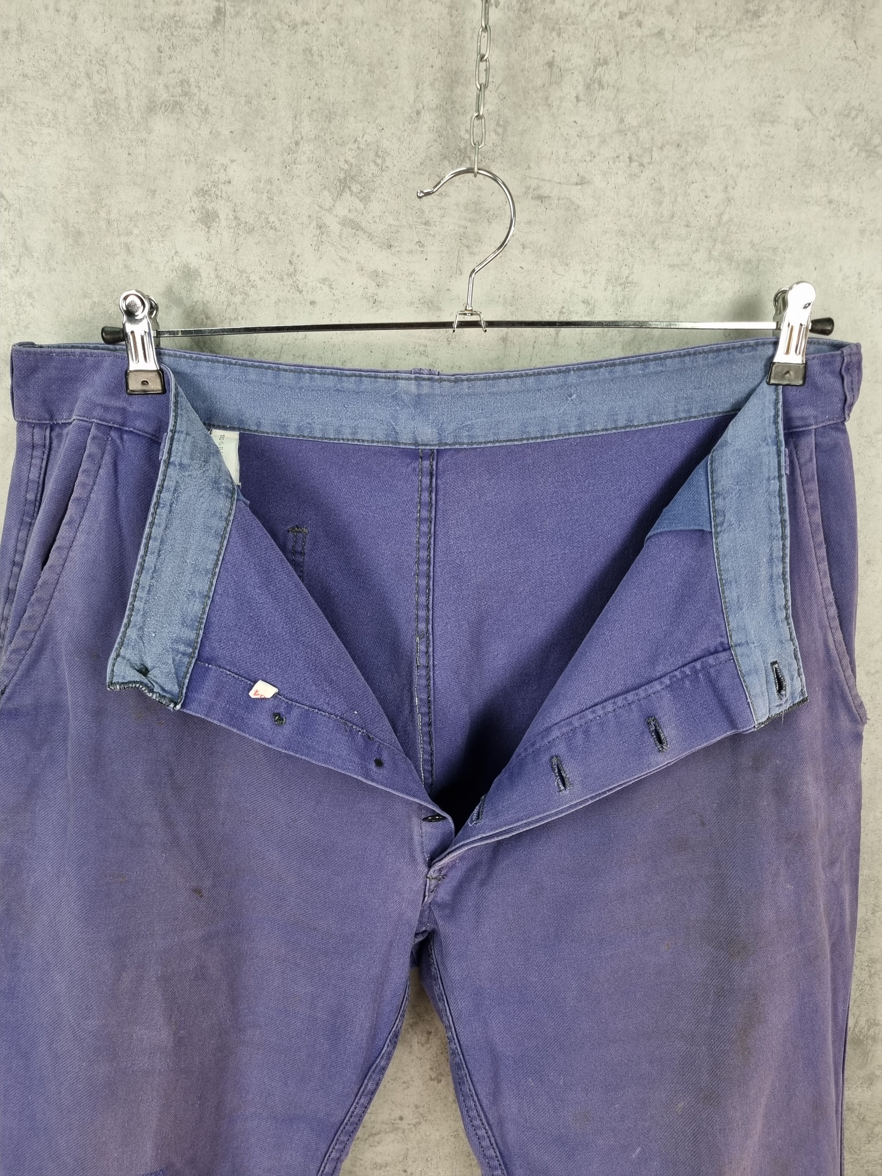 Le Laboureur 80s French Chore Vintage Worker Pants Size US 36 / EU 52 - 12 Thumbnail