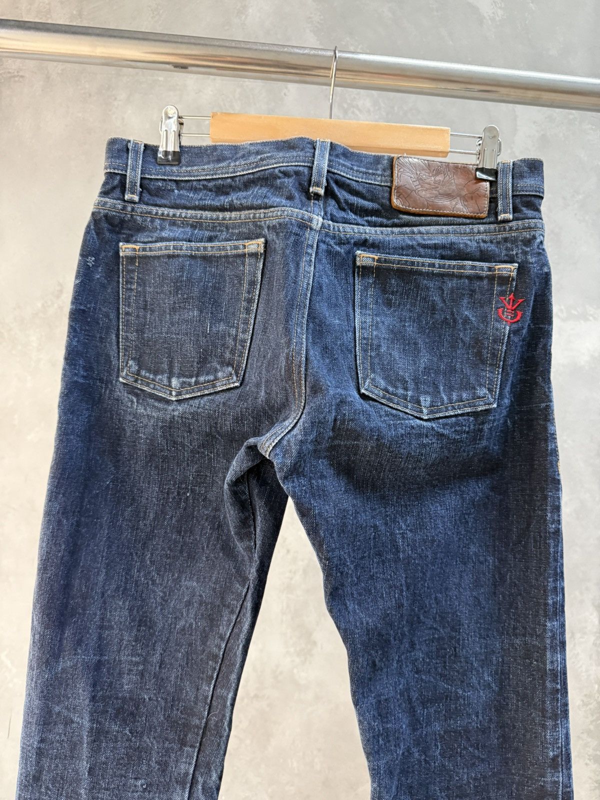 Naked & Famous Naked & Famous x Dragon Ball Z “Vegeta” Selvedge Denim Rare Size US 34 / EU 50 - 4 Thumbnail