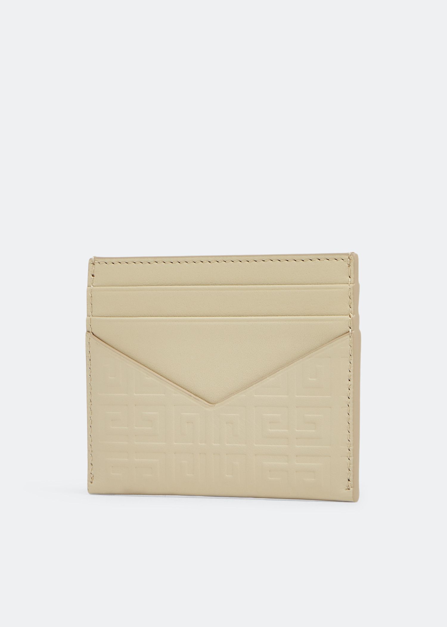 Givenchy o1srvl11e1124 Size: OS / G Cut Card Holder in Beige Size ONE SIZE - 3 Thumbnail