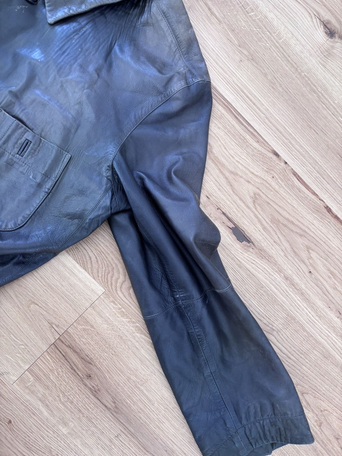 Issey Miyake Archive Issey Miyake Leather Coat Size US L / EU 52-54 / 3 - 5 Thumbnail