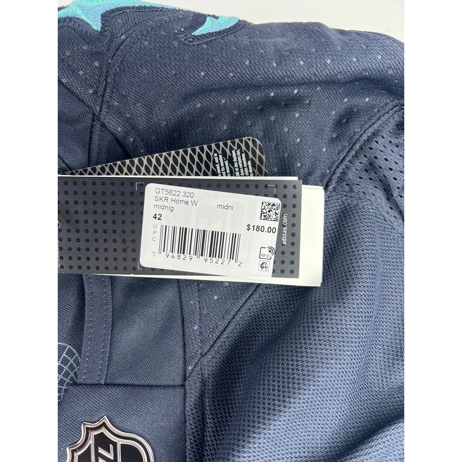 Adidas Adidas Seattle Kraken Home Authentic Hockey Jersey Size 42 Size US XXS / EU 40 - 5 Thumbnail