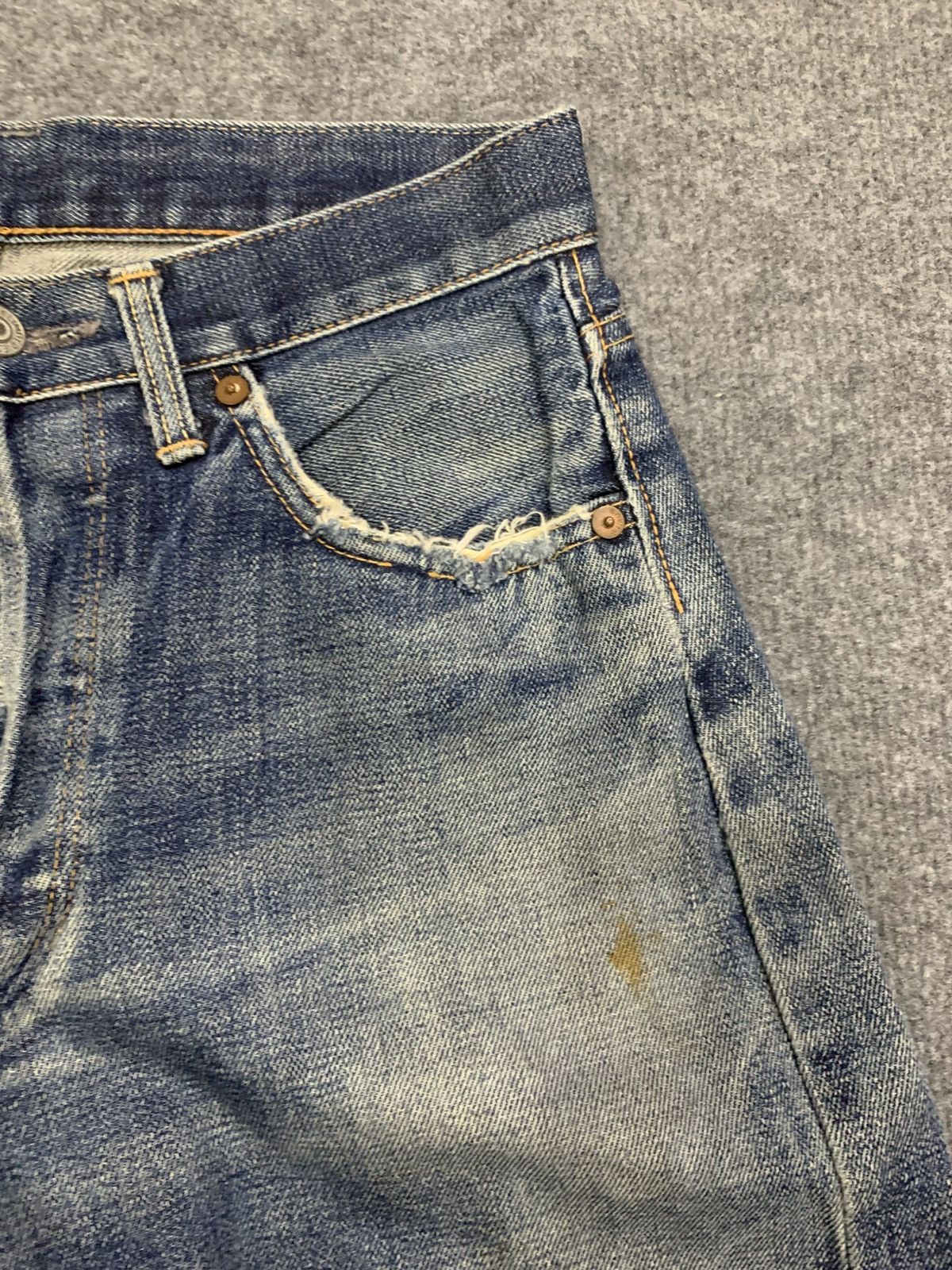 Edwin DISTRESSED EDWIN 505SX SELVEDGE. Size US 28 / EU 44 - 3 Thumbnail