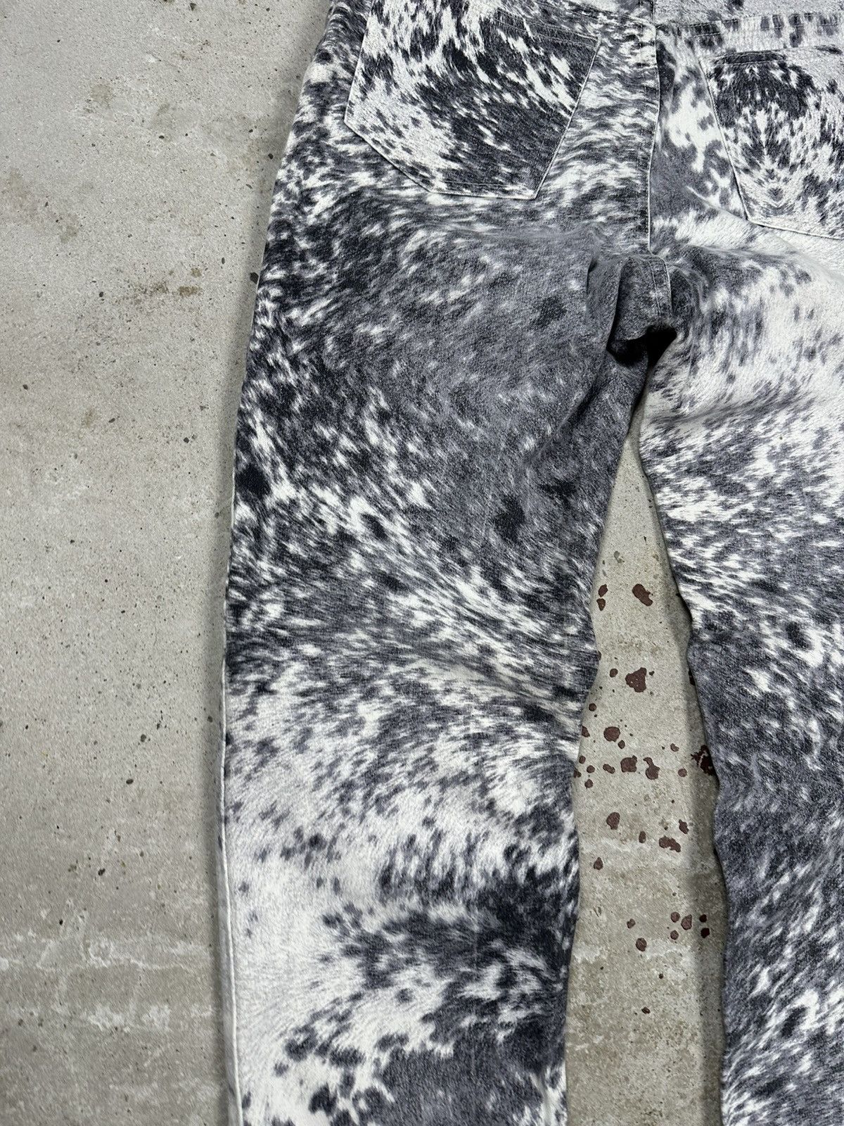 Roberto Cavalli FW1999 Roberto Cavalli Furry Cawprint Movement Pants Size 29" - 14 Thumbnail