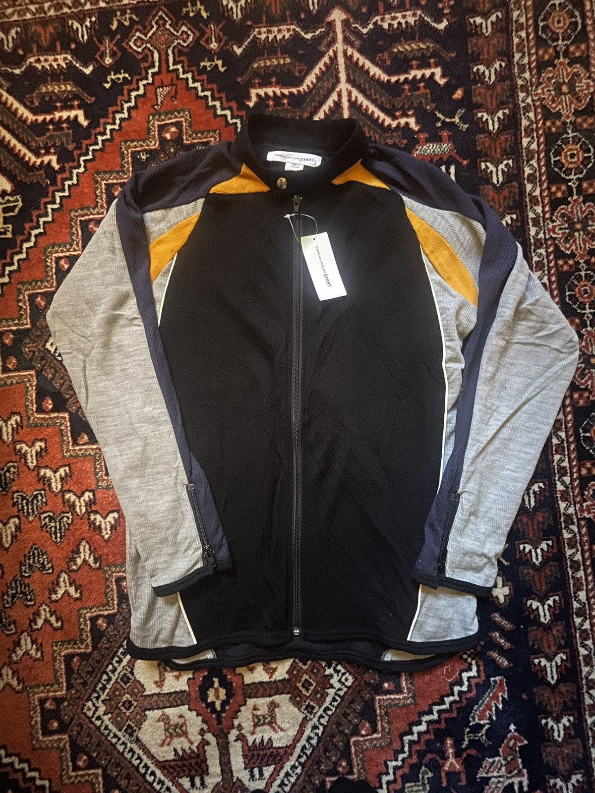 Comme des Garcons SHIRT Comme Des Garcons SHIRT paneled biker sport top jacket Size US M / EU 48-50 / 2 - 1 Thumbnail