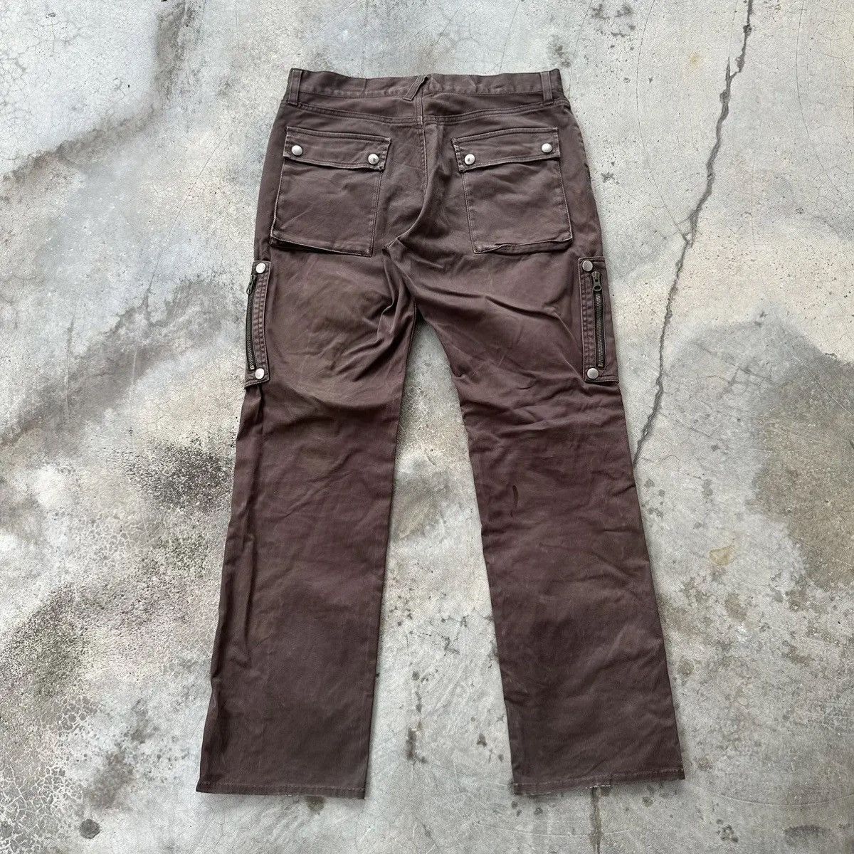 PPFM STEALS💥Vtg PPFM Utility Multipocket Faded Double Bones Pant Size US 31 - 10 Thumbnail