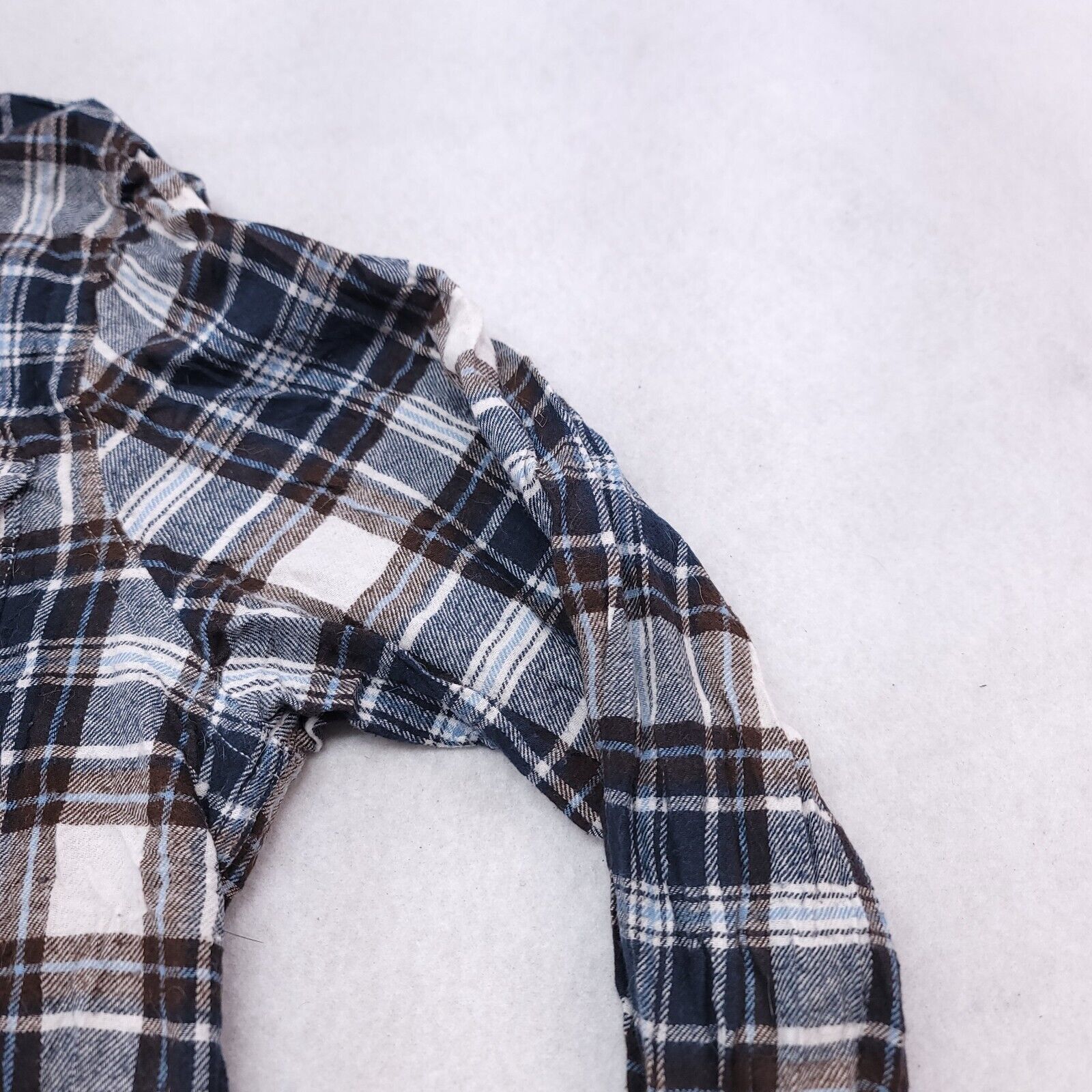 Croft & Barrow Croft & Barrow Tartan Flannel Casual Shirt Mens Size L Blue Size US L / EU 52-54 / 3 - 5 Thumbnail