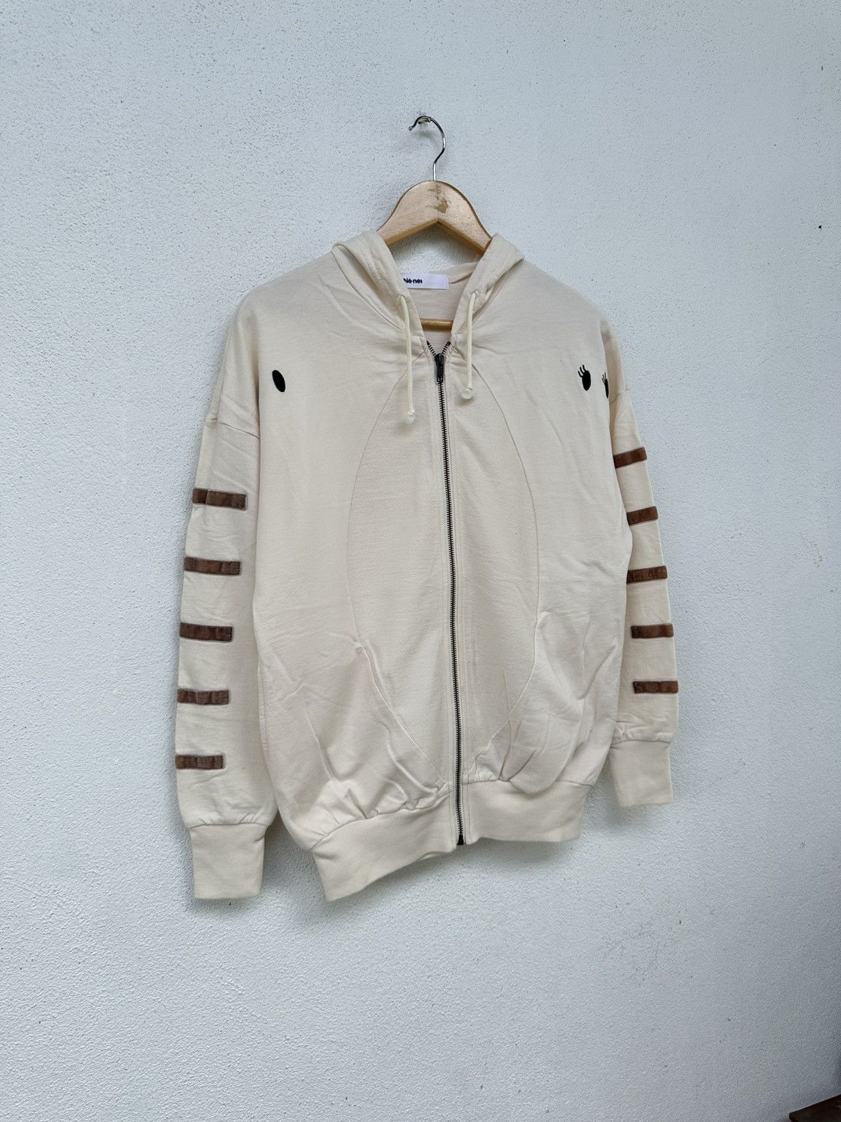 Issey Miyake × Japanese Brand × Ne-Net Ne-Net Cat Zipper Hoodie Size US L / EU 52-54 / 3 - 3 Thumbnail