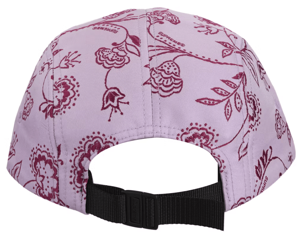 Supreme Supreme Floral Jacquard Camp Cap Purple Sz Adjustable Size ONE SIZE - 2 Thumbnail