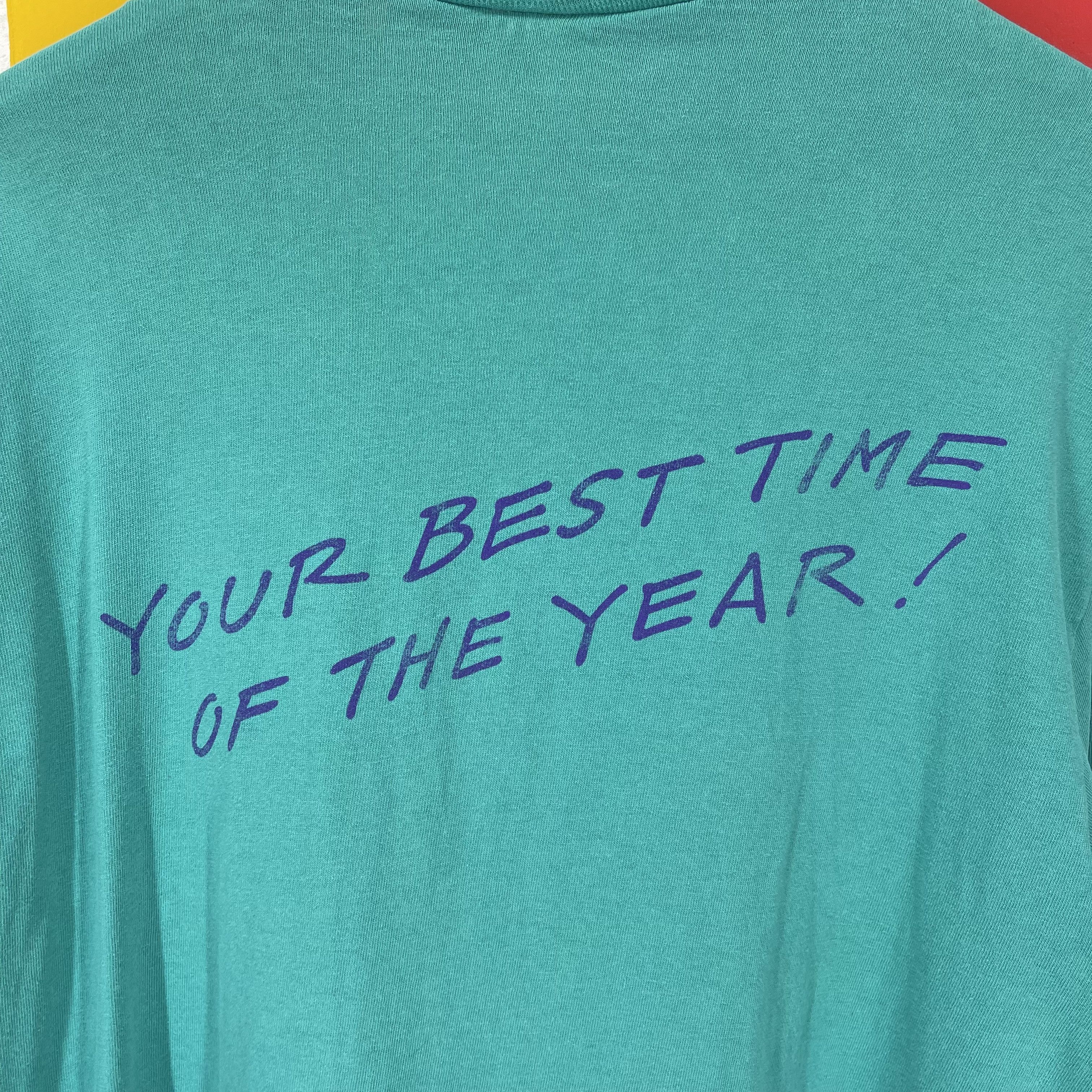 Fruit Of The Loom 90s Vintage RICHMOND 1994 THE FLATLAND 10K T Shirt #1767/07 Size US L / EU 52-54 / 3 - 10 Thumbnail