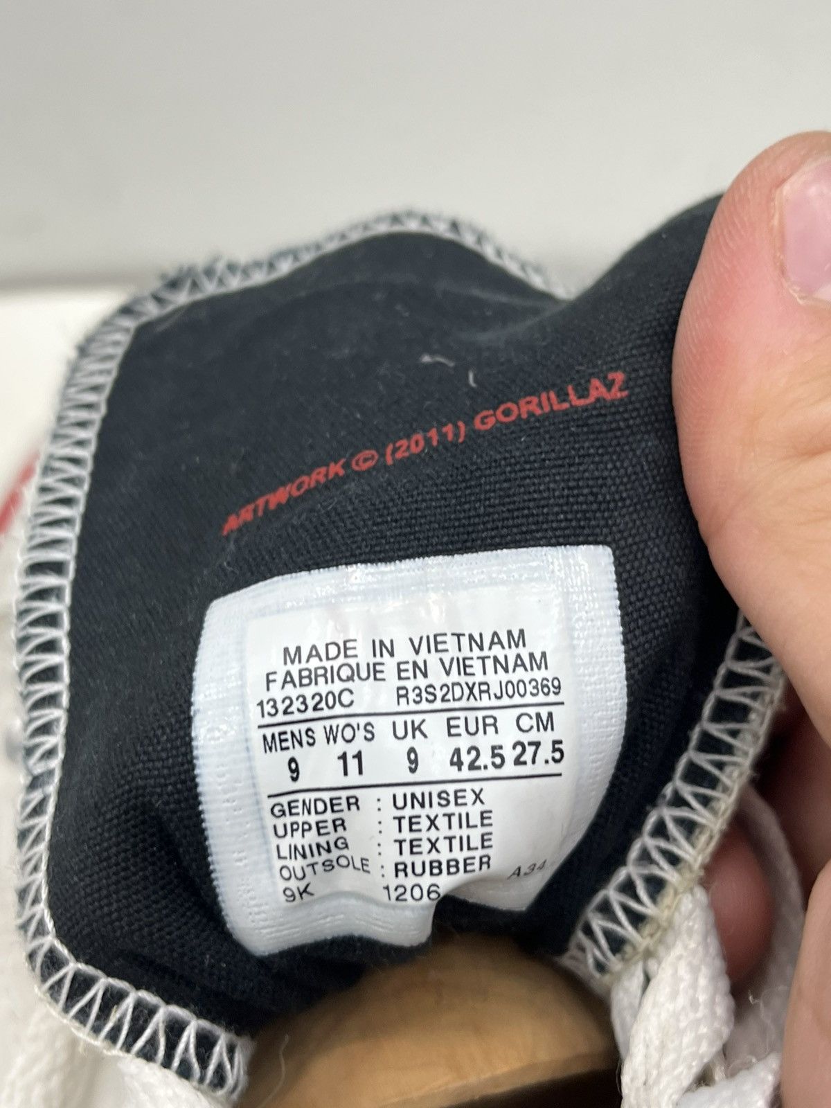 Converse Converse x Gorillaz Chuck Taylor All Star Hi Sneakers Size US 9 / EU 42 - 10 Thumbnail