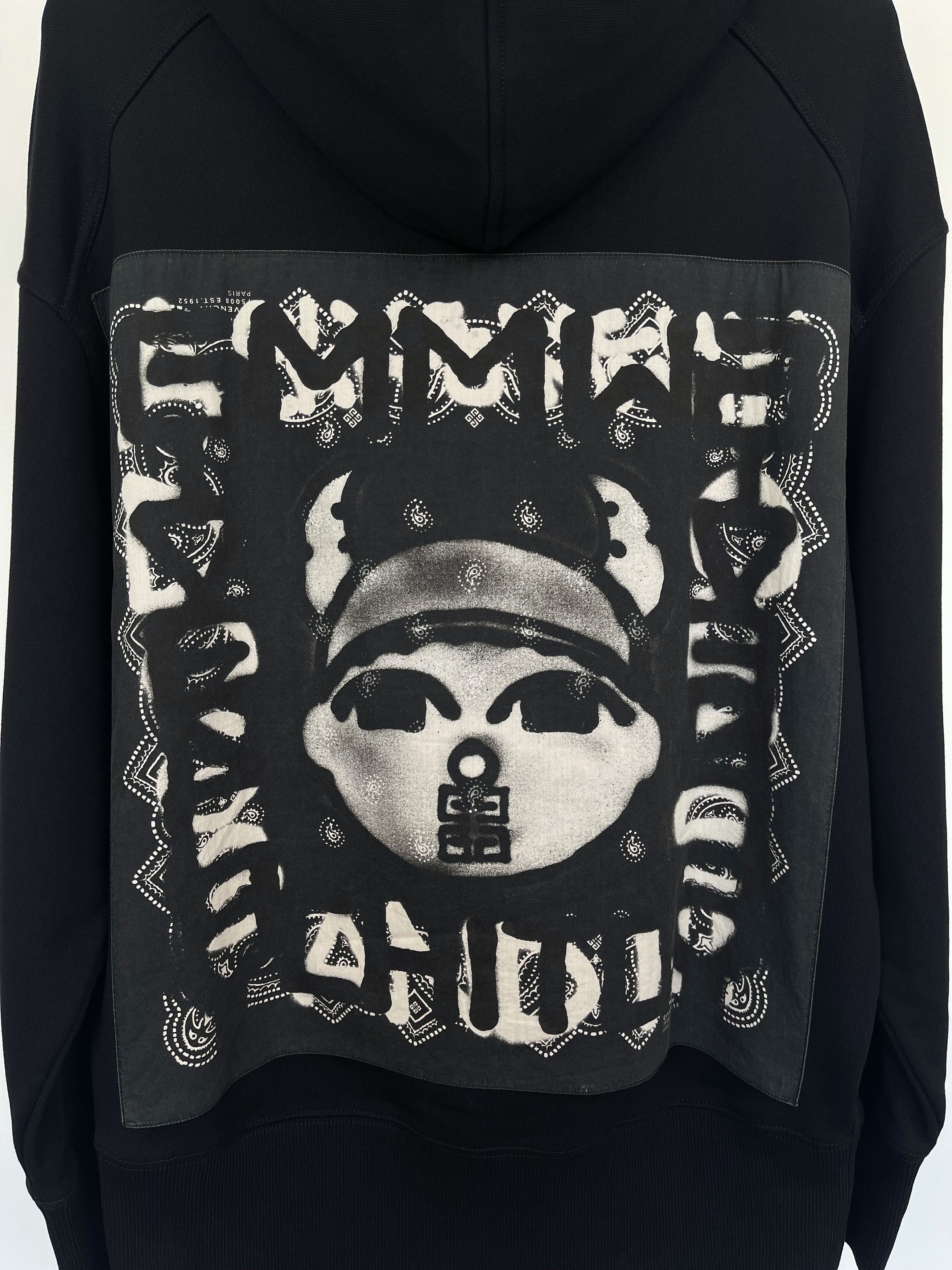 Chito × Givenchy RARE Embroidered 4G Chito Boy Graffiti Bandana Hoodie SS22 Size US XXS / EU 40 - 4 Thumbnail