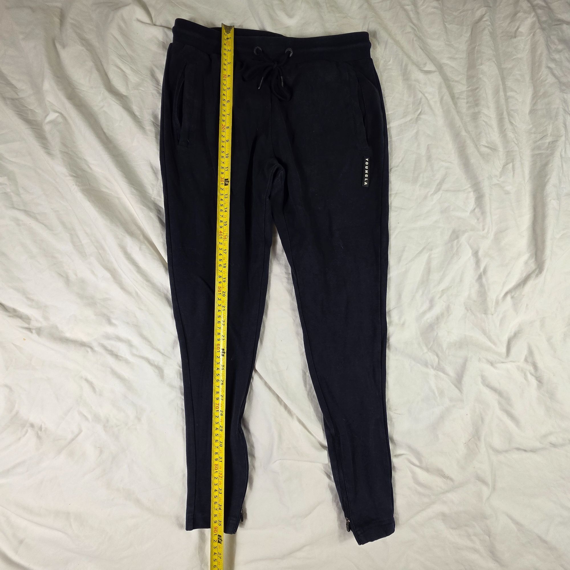 YoungLA YoungLA Mens Medium Navy Joggers Lightweight Casual Lounge P Size US 30 / EU 46 - 10 Thumbnail