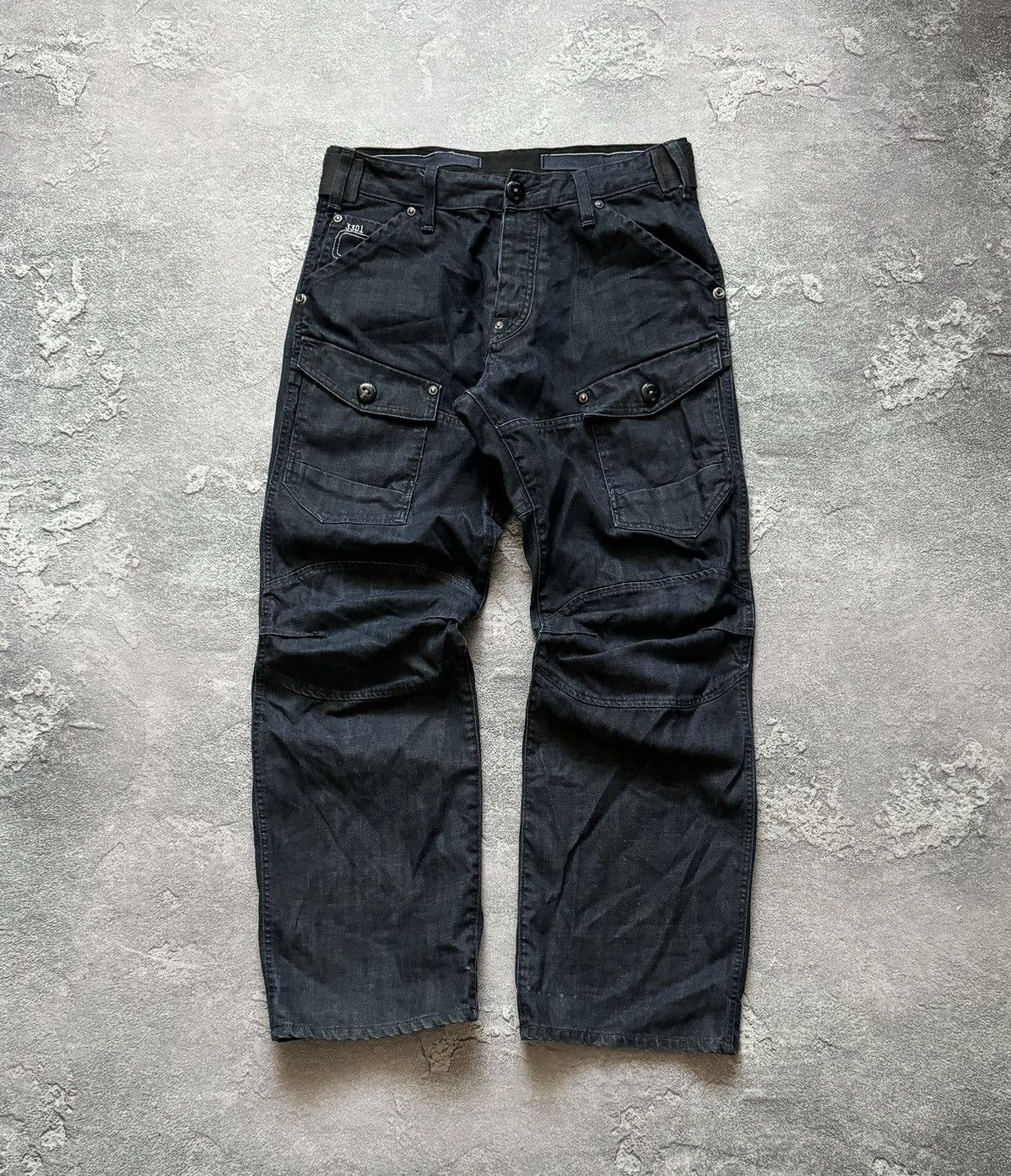 G-Star × Vintage G star raw 33/32 storm Elwood denim pant trouser Jean chino Size US 33 - 4 Thumbnail