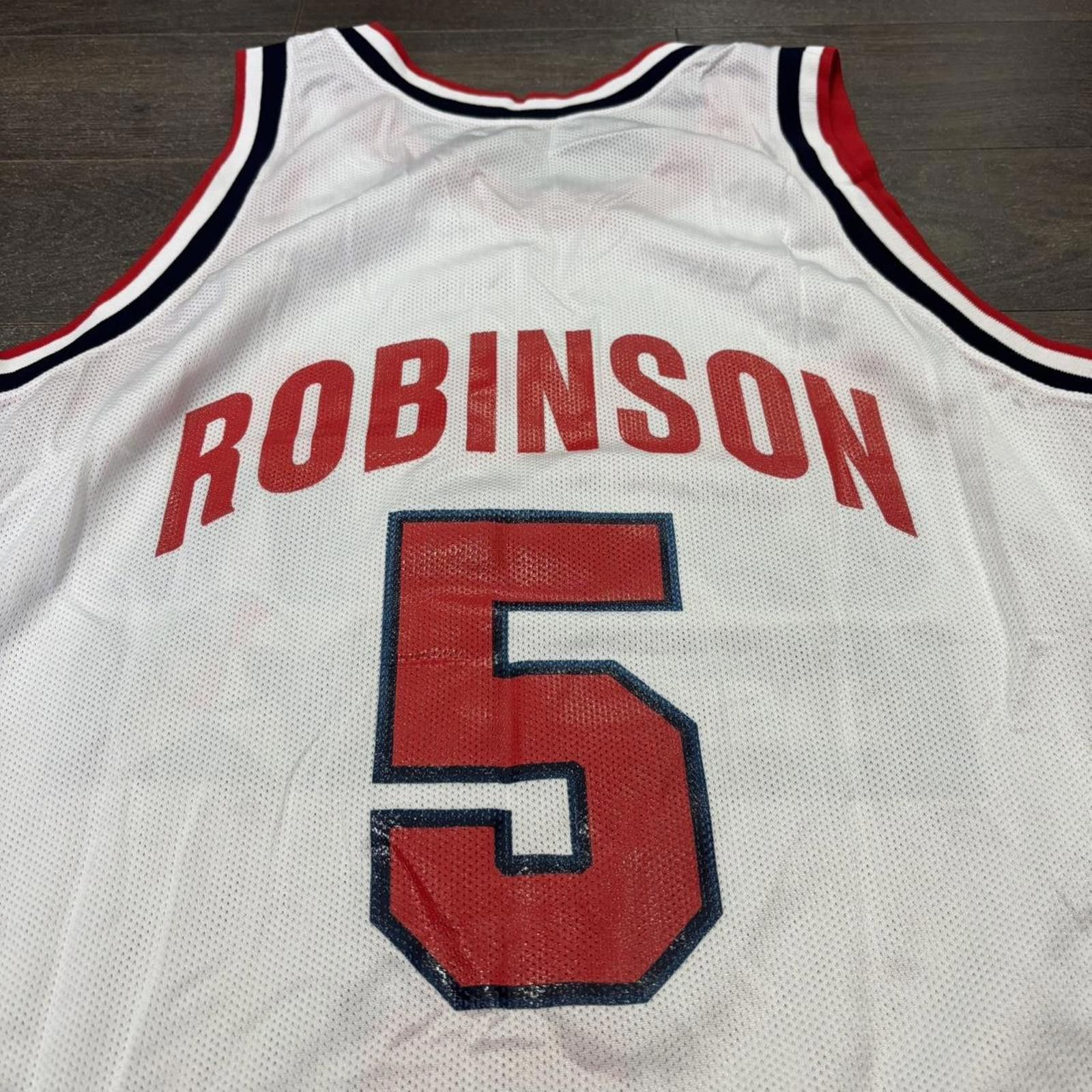 Champion Vintage USA basketball olympics David Robinson jersey Size US M / EU 48-50 / 2 - 6 Thumbnail