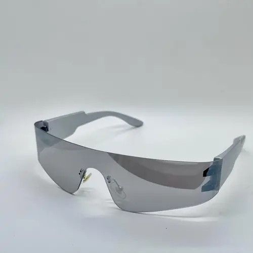 VIBE Silver mirror sunglasses Size ONE SIZE - 5 Thumbnail