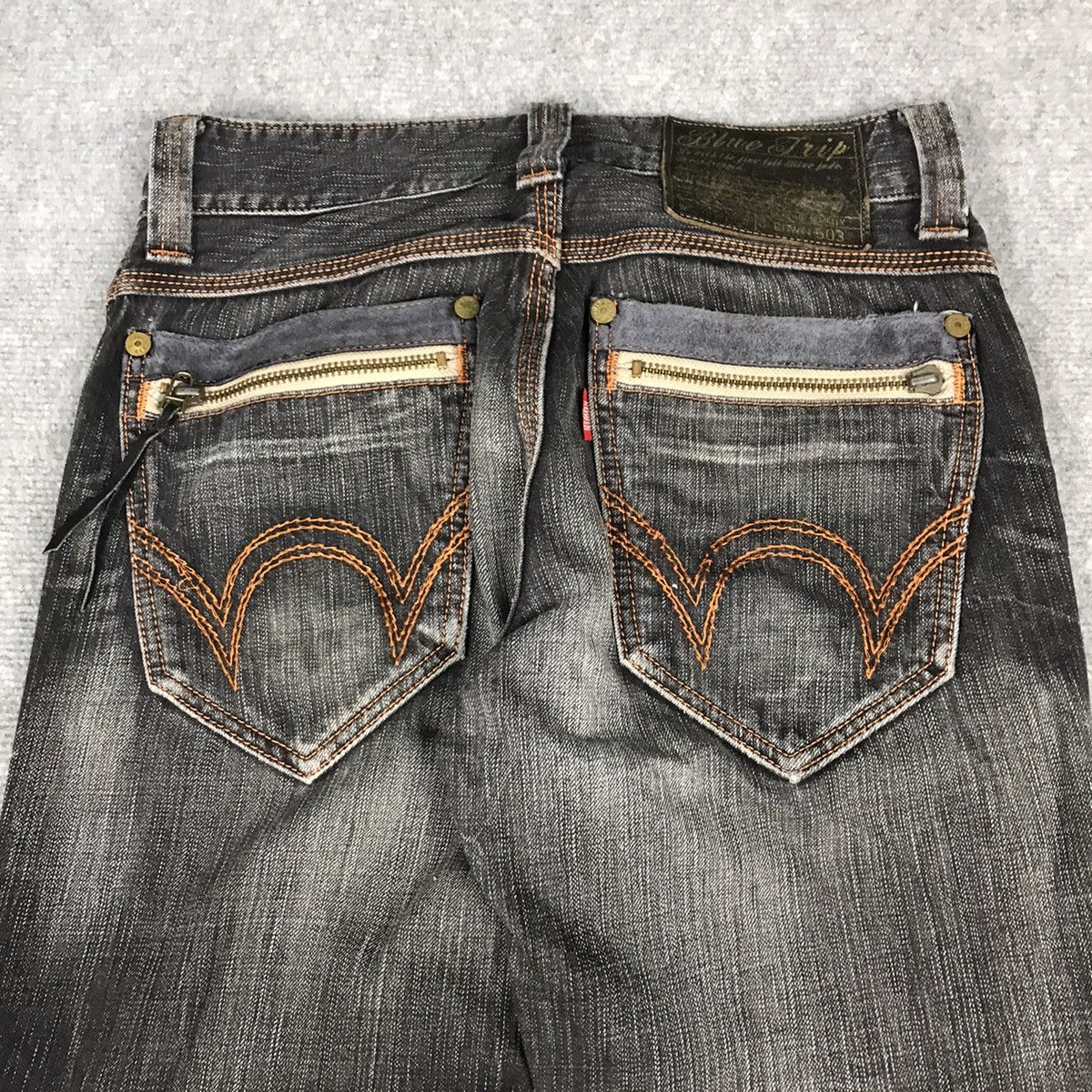 If Six Was Nine × Japanese Brand JAPAN STYLE DENIM BLACK FADED DISTRESSED PANTS Size US 28 / EU 44 - 11 Thumbnail