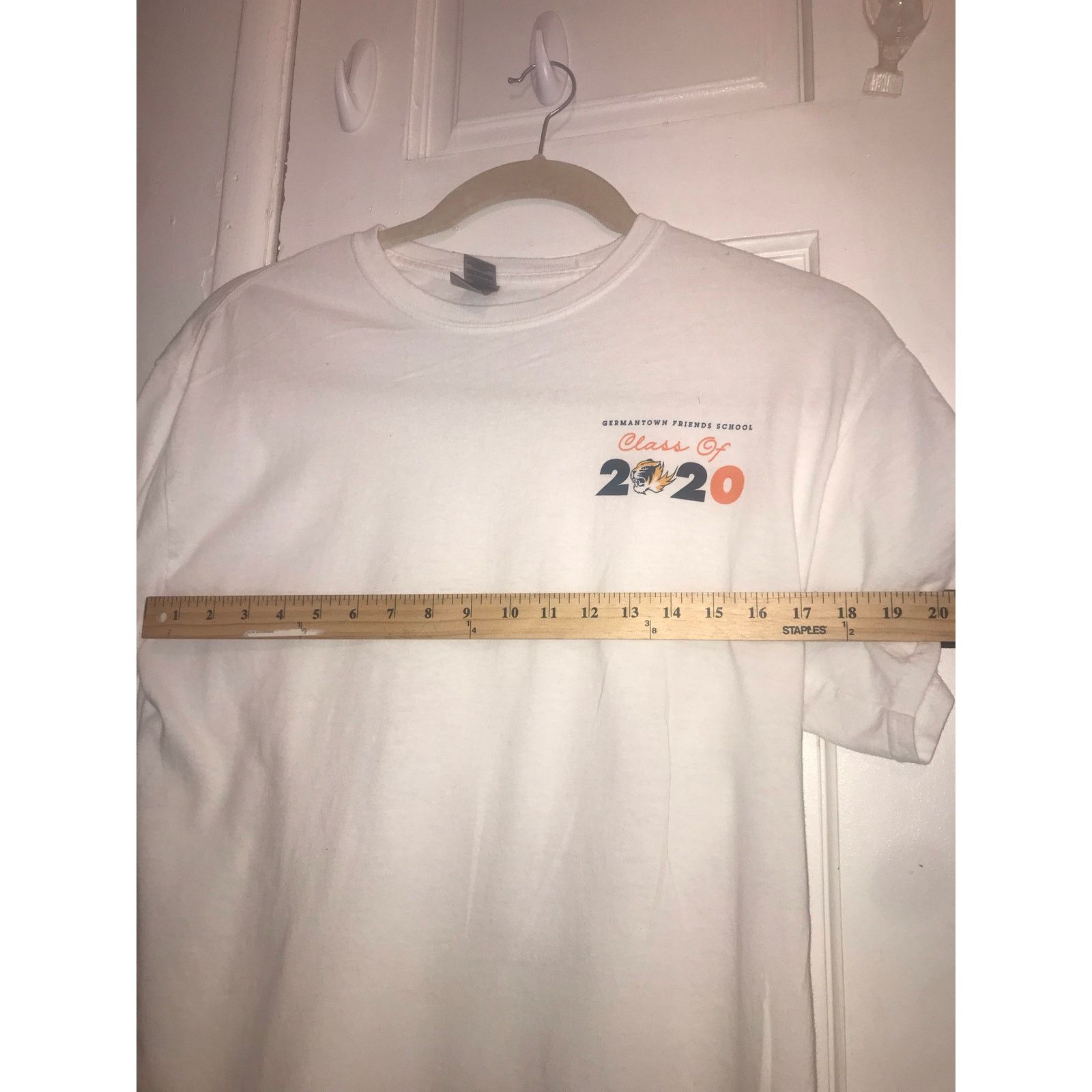 Gildan GILDAN HEAVY COTTON T-SHIRT Men' L Short Sleeved white Size US L / EU 52-54 / 3 - 9 Thumbnail