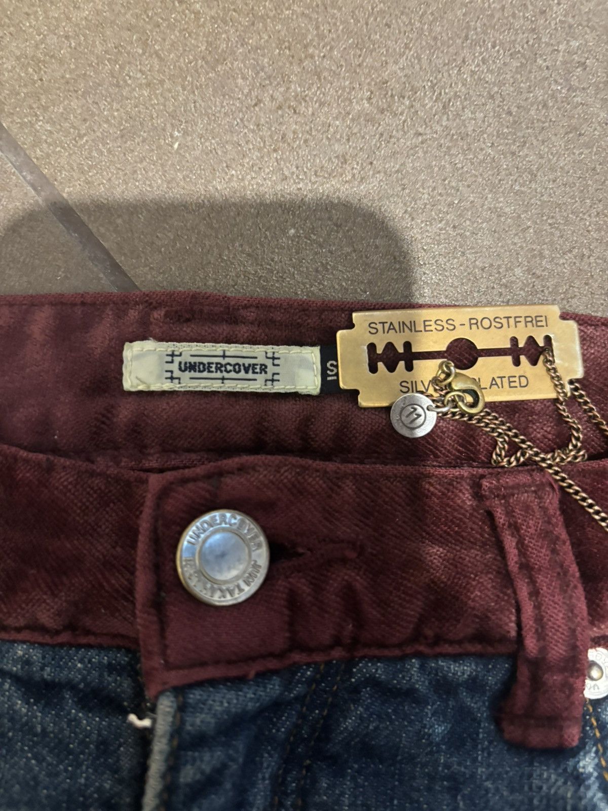 Undercover Undercover aw02 witches cell division crash denim Size US 29 - 9 Thumbnail