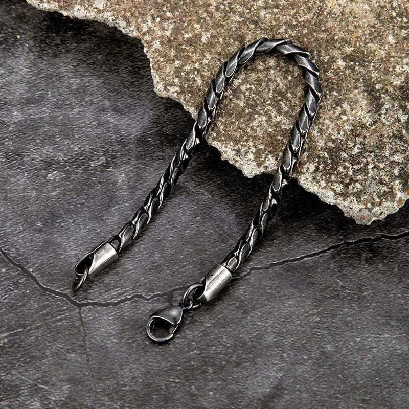 Other Punk Rock Retro Link Chain Bracelet Bangles Gift For Him Size ONE SIZE - 1 Thumbnail