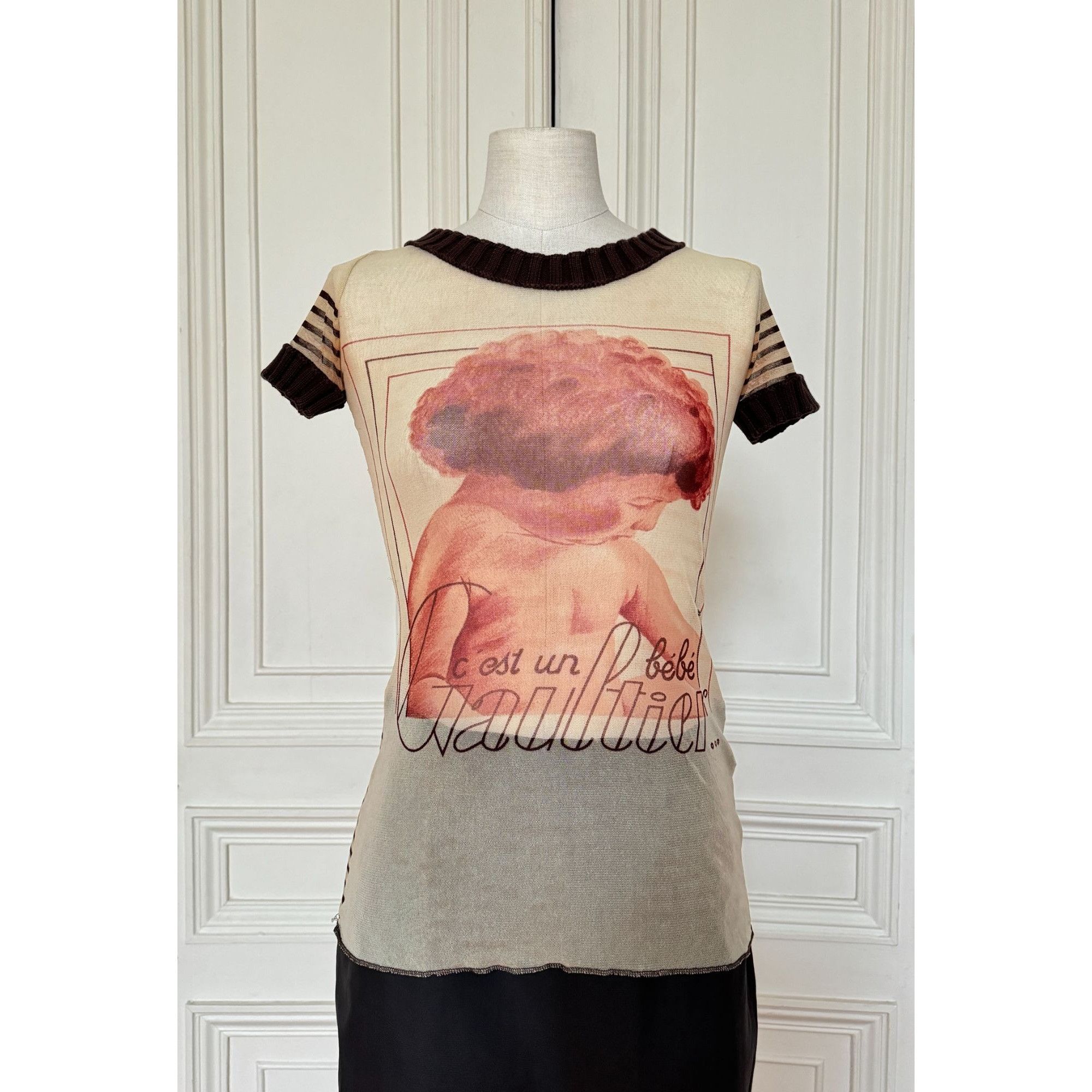 Jean Paul Gaultier Vintage Bébé Gaultier Mesh Top Size US S / EU 44-46 / 1 - 1 Thumbnail