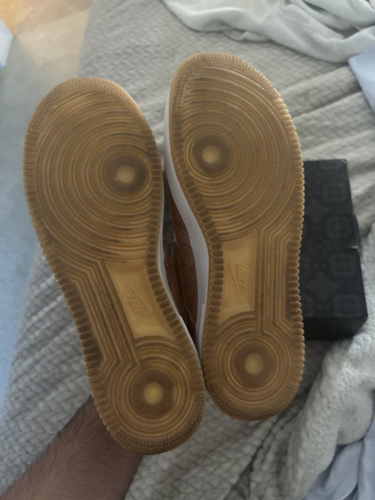 CLOT × Nike CLOT X Nike Air Force 1 Low “Rose Gold Silk” Size US 11 / EU 44 - 5 Thumbnail