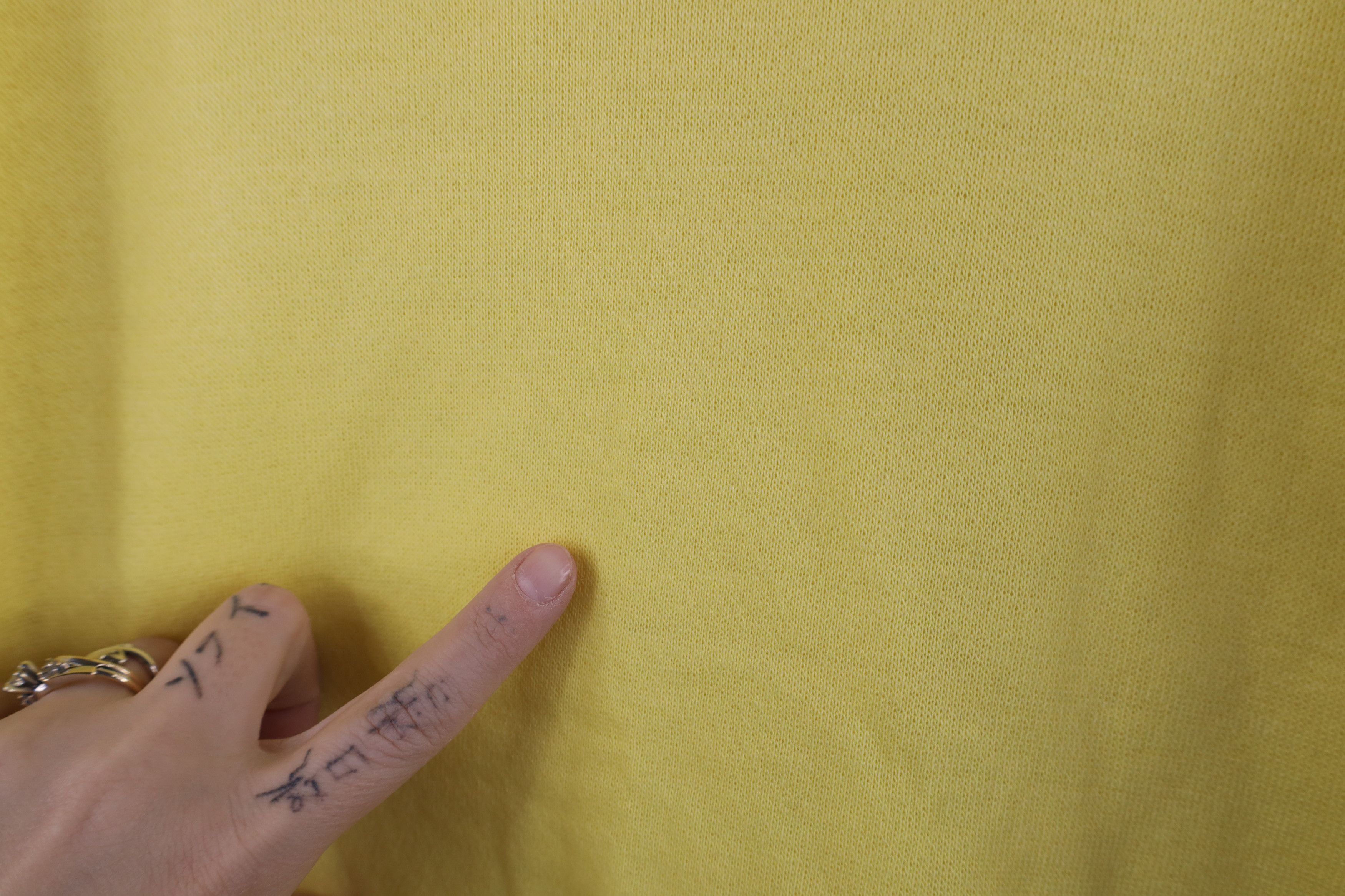 Vintage Vintage 70s Streetwear Thin Raglan Sweatshirt Yellow USA Size M / US 6-8 / IT 42-44 - 5 Thumbnail