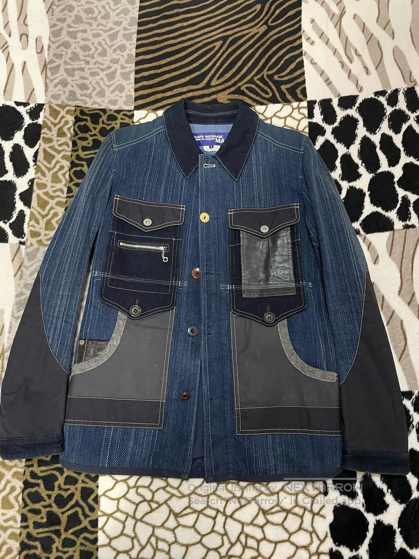 Junya Watanabe Junya Watanabe Man Indigo Dyed Jacket. Size US S / EU 44-46 / 1 - 1 Thumbnail