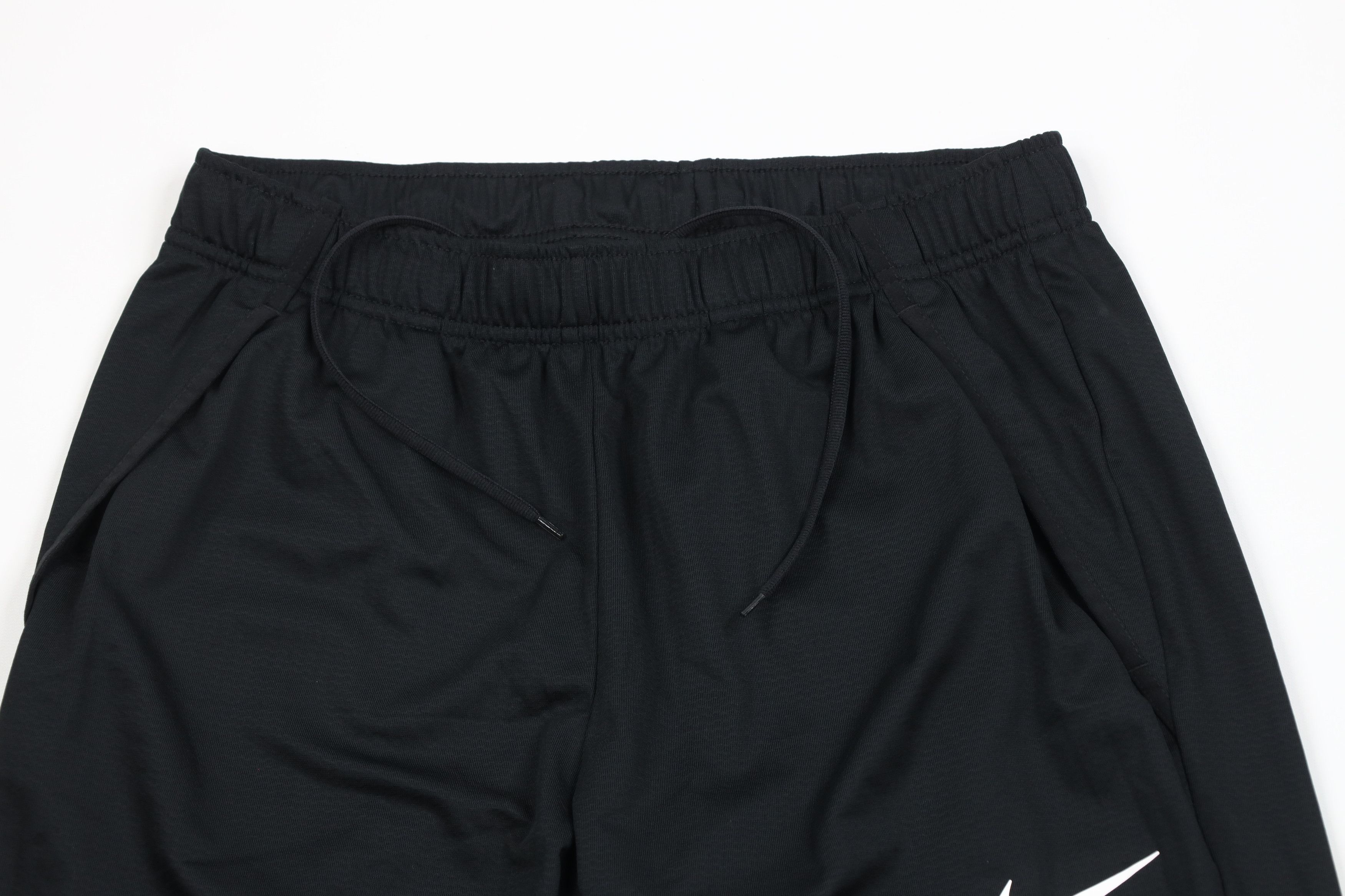 Nike × Vintage Vintage Nike Mini Swoosh Wide Leg Pants Black Polyester Size US 36 / EU 52 - 2 Thumbnail