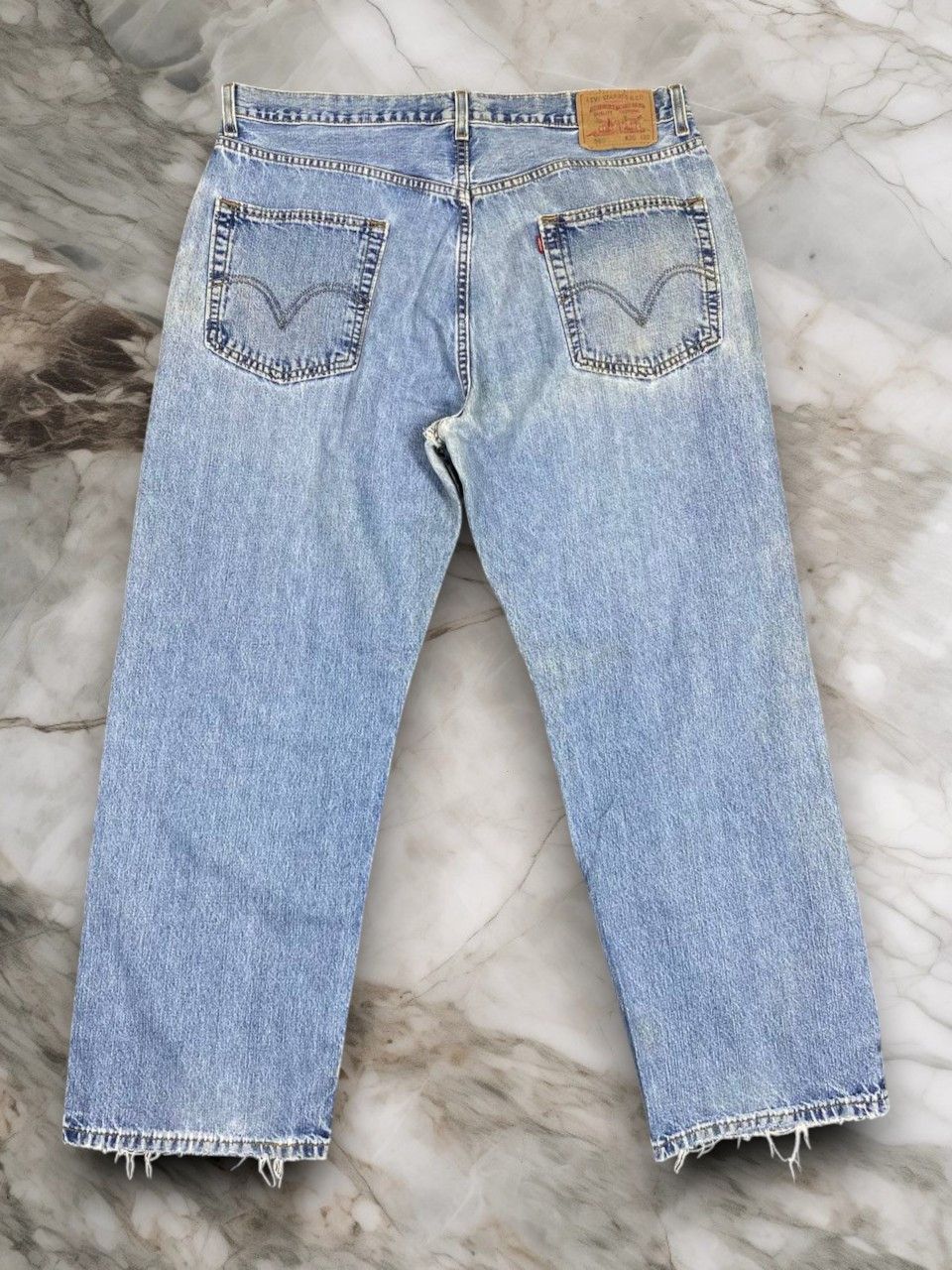 Levi's vintage levis 569 loose straight baggy distrssed denim Size US 38 / EU 54 - 2 Thumbnail