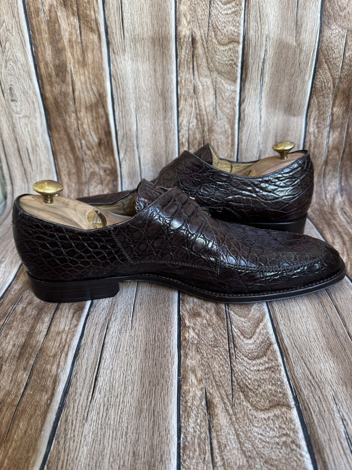 Cole Haan Genuine crocodile leather dress shoe Size US 12 / EU 45 - 12 Thumbnail