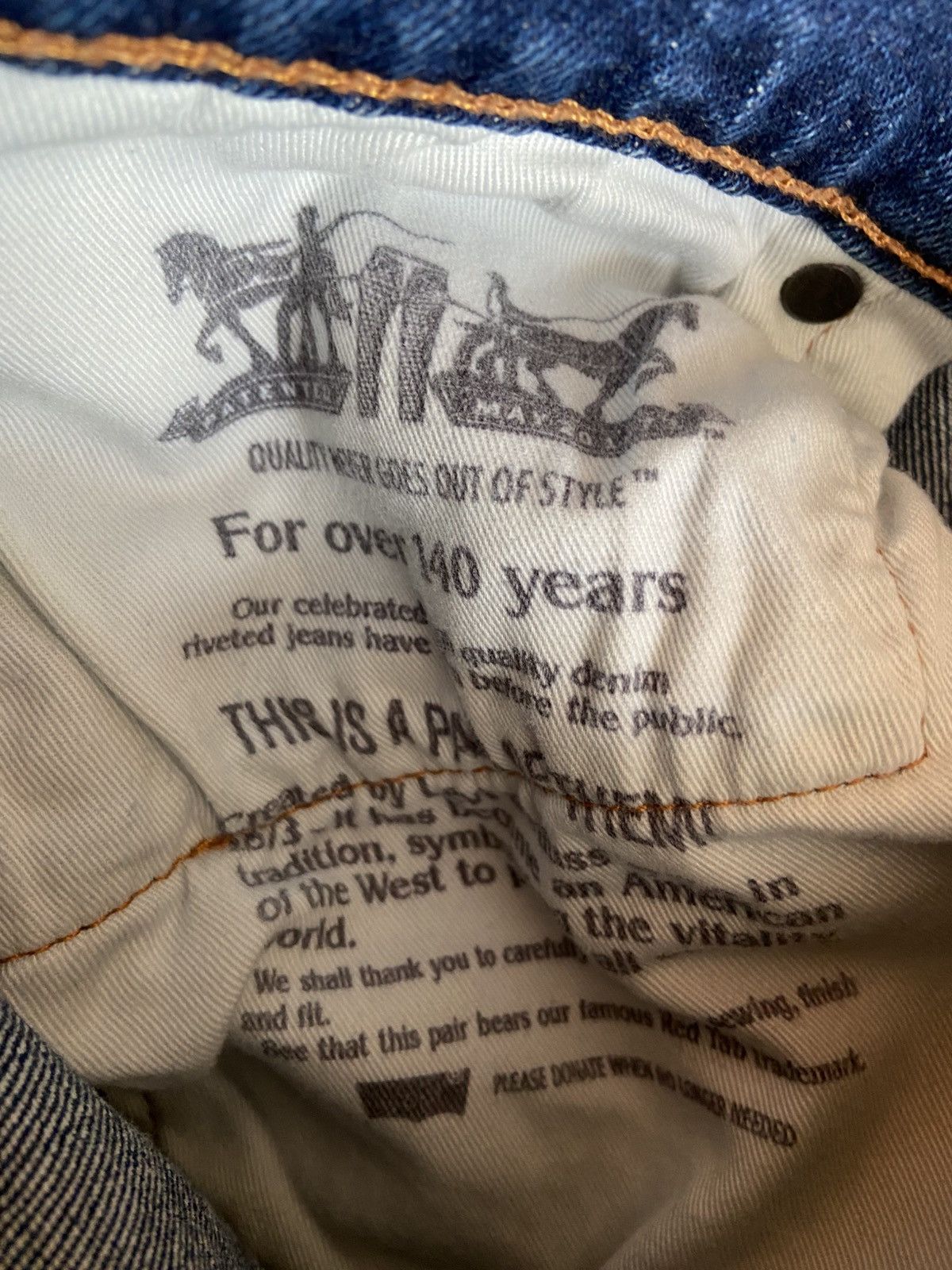 Levi's × Levi's Vintage Clothing Levi’s Jeans Size 30" / US 8 / IT 44 - 4 Thumbnail