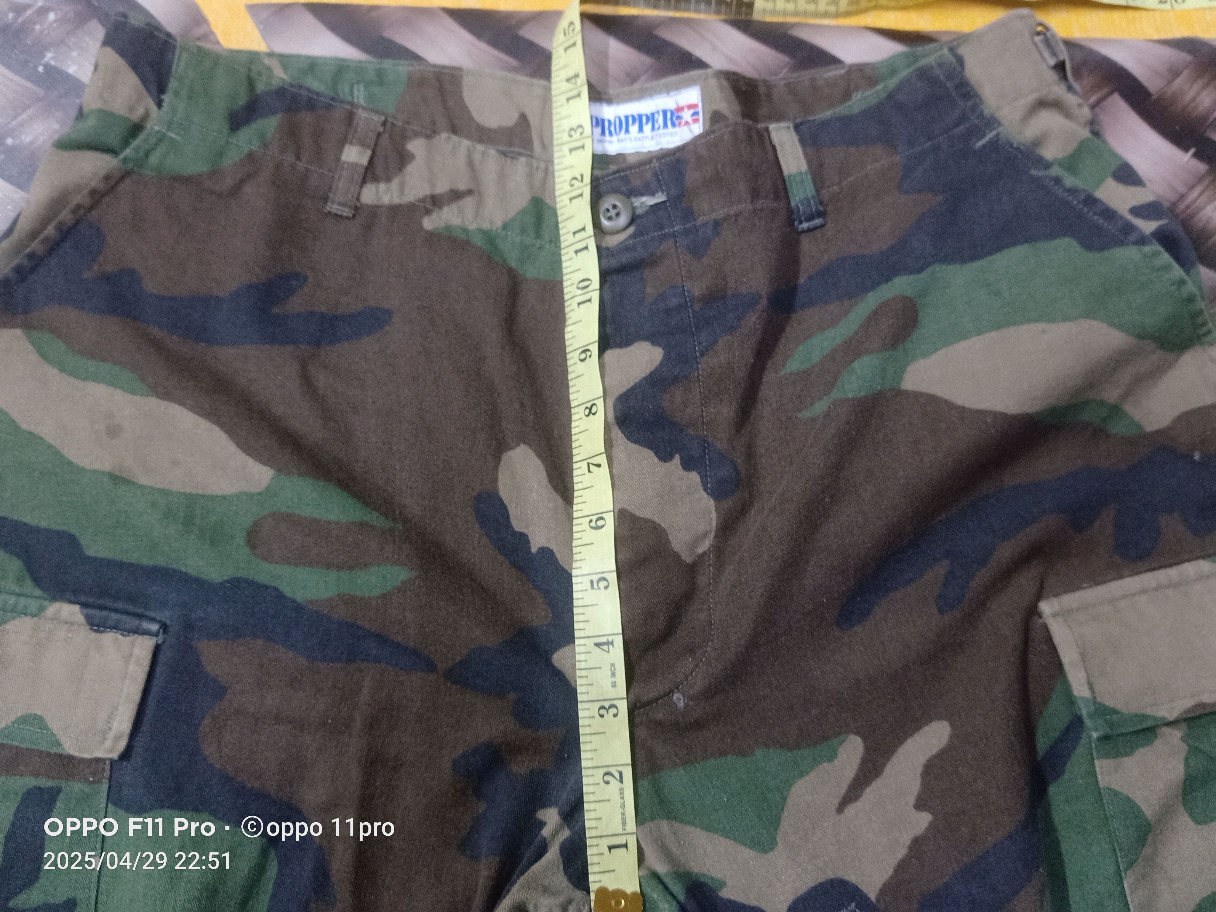 Designer × Vintage Camoflage Woodlands Vintage PRoPper Size US 37 - 14 Thumbnail