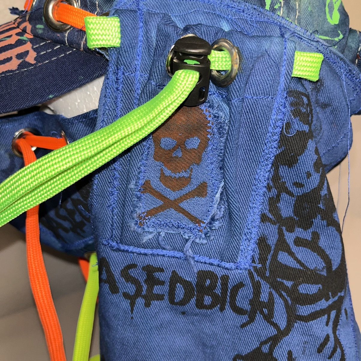 Designer Basedbich 1of1 denim safari inspired hat Size ONE SIZE - 5 Thumbnail
