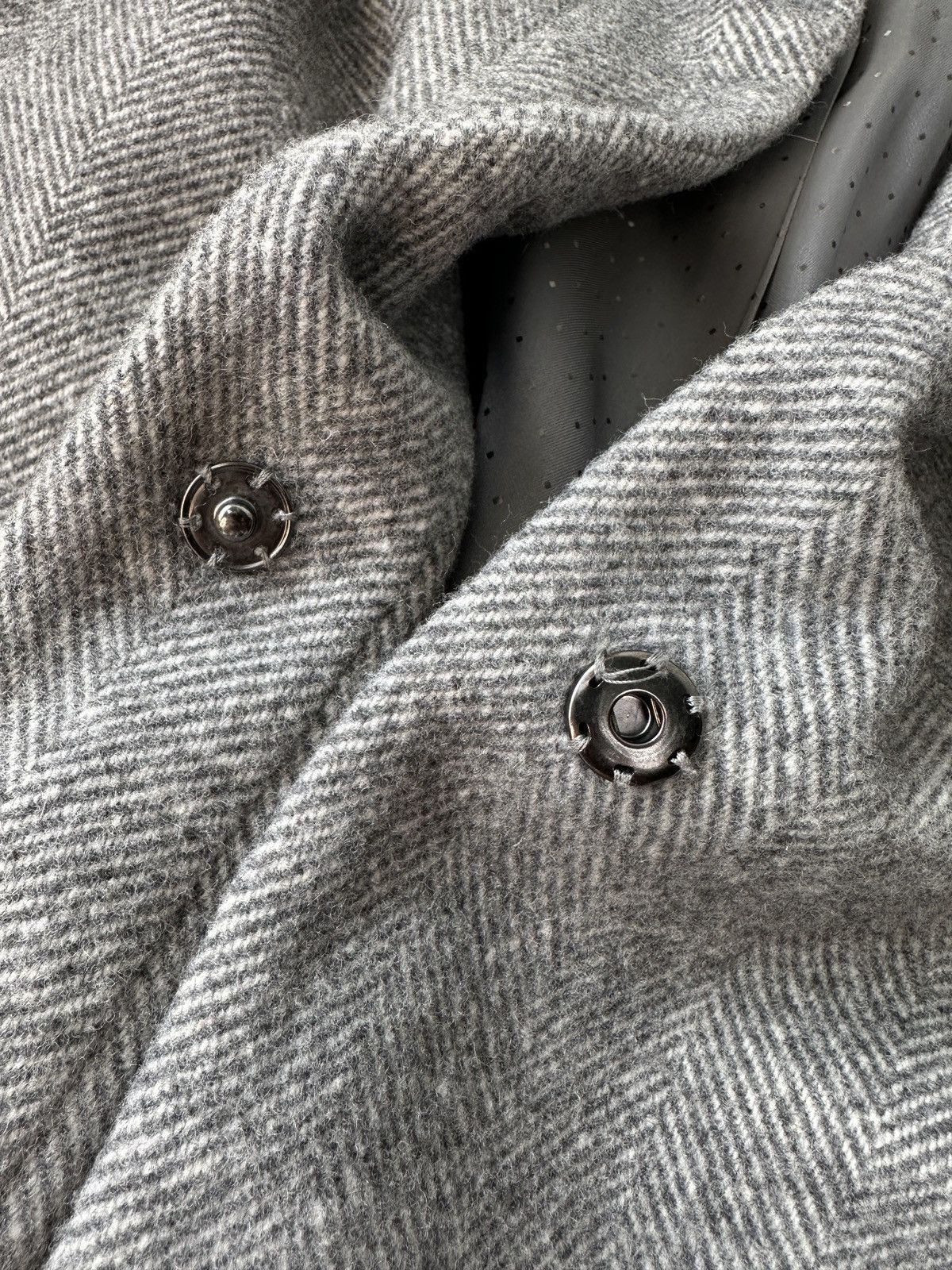 Weekend Max Mara Weekend Max Mara Italy Wool Gray Snap Button Coat size US 10 Size M / US 6-8 / IT 42-44 - 12 Thumbnail