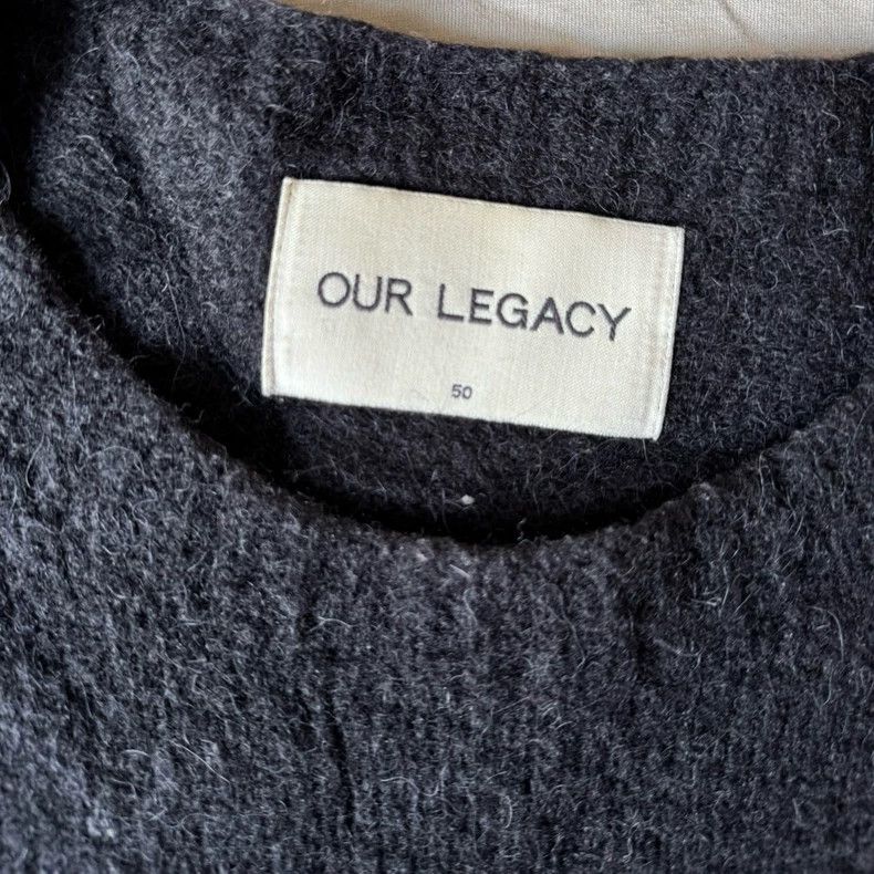 Our Legacy our legacy Alpaca wool football skull wool sweater 2503-Nex Size US M / EU 48-50 / 2 - 5 Thumbnail