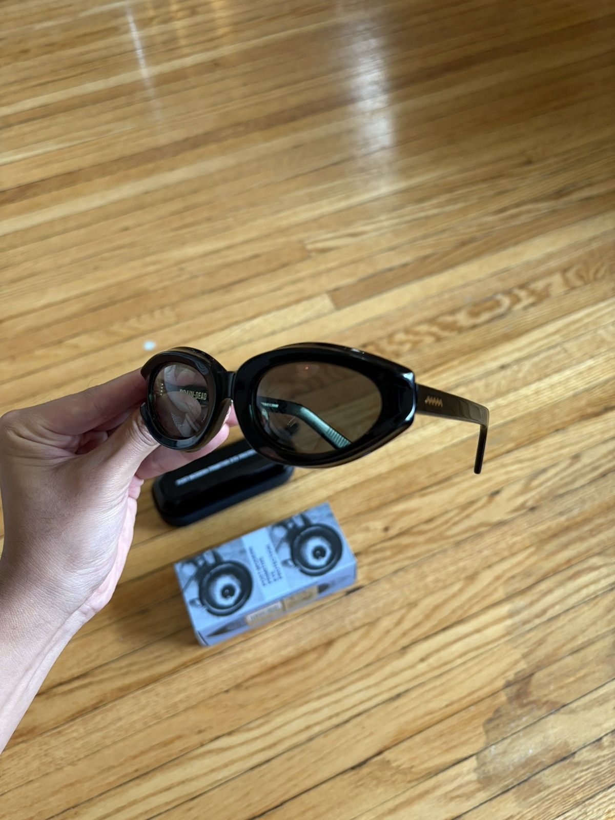 Brain Dead Brain Dead Shyne Sunglasses (Black) Size ONE SIZE - 3 Thumbnail