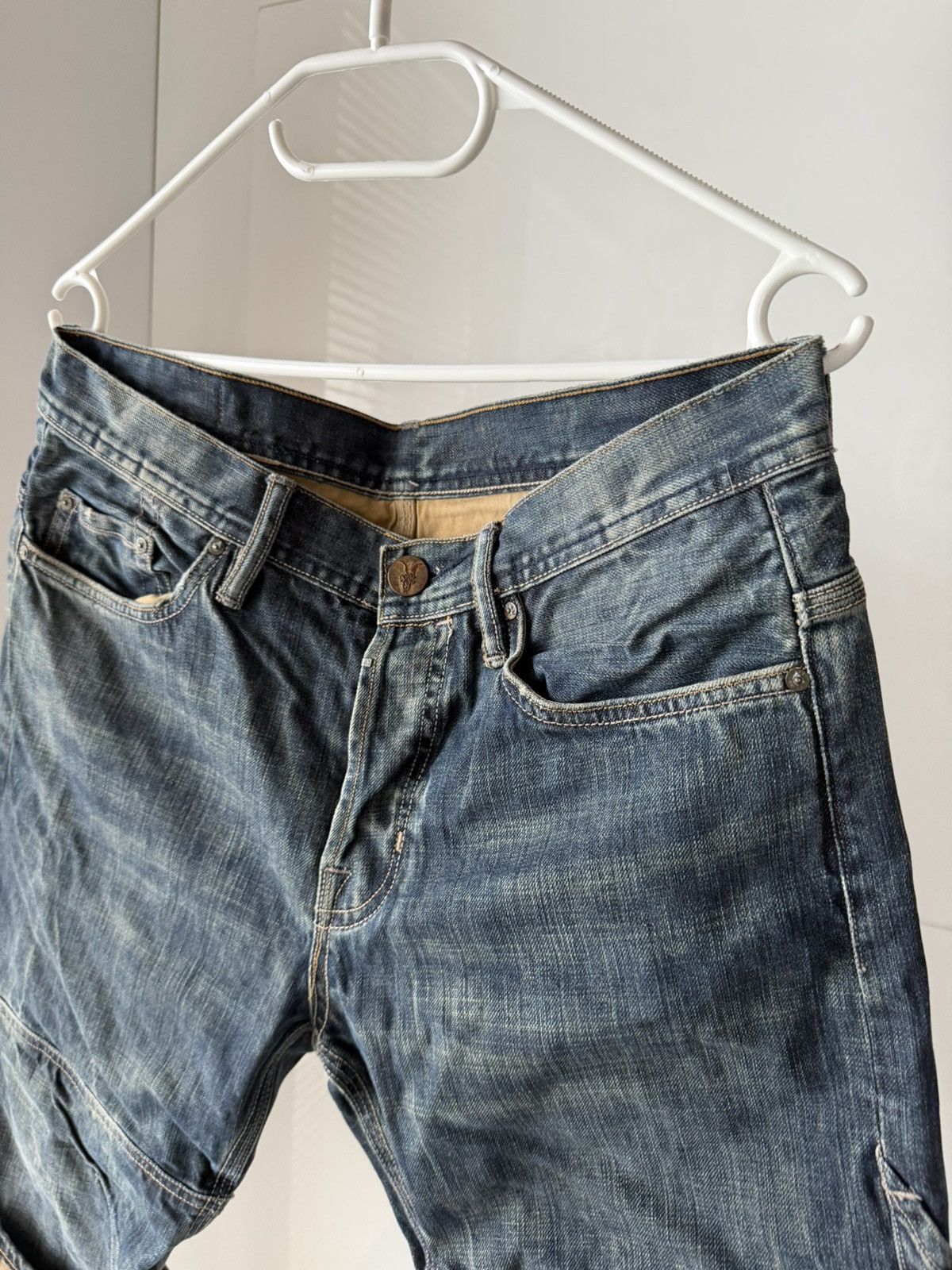 Allsaints Allsaints Spitalfields Japan Denim Opium Swag Y2K Shorts Size US 31 - 10 Thumbnail