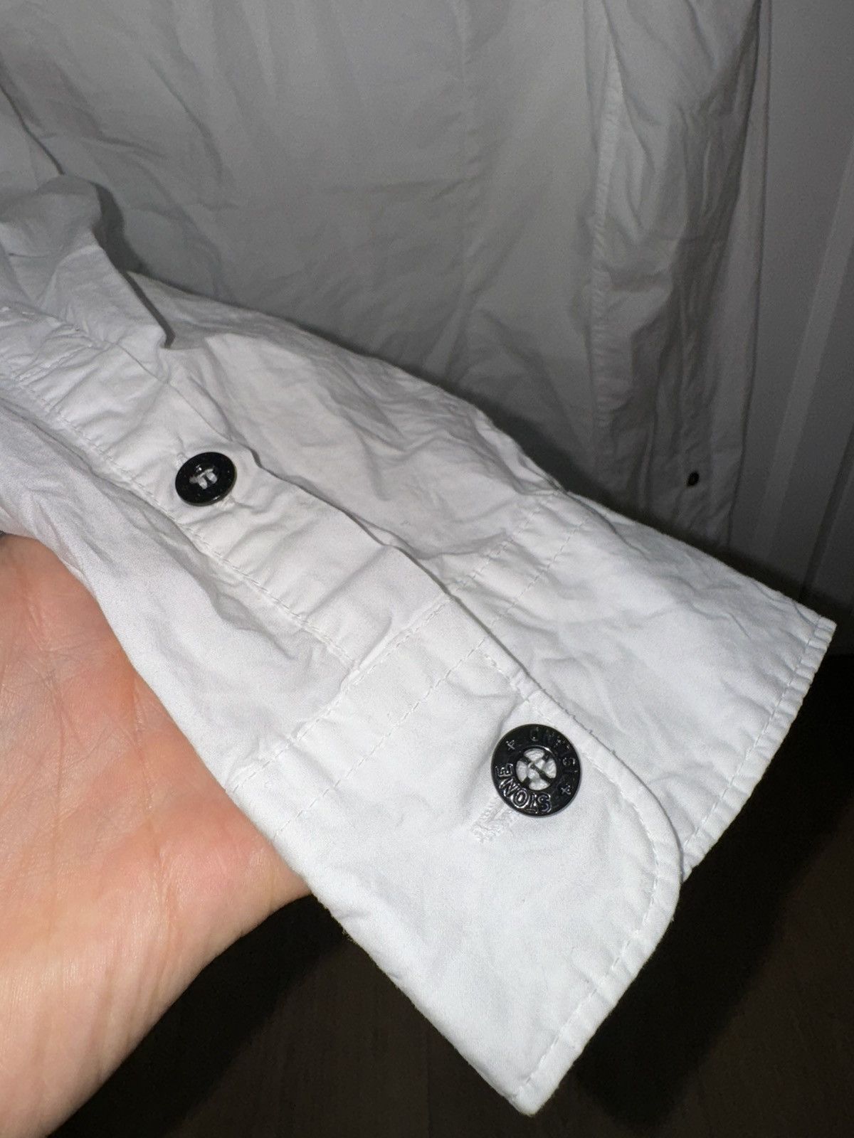Stone Island Stone Island white shirt with logo Size US M / EU 48-50 / 2 - 9 Thumbnail