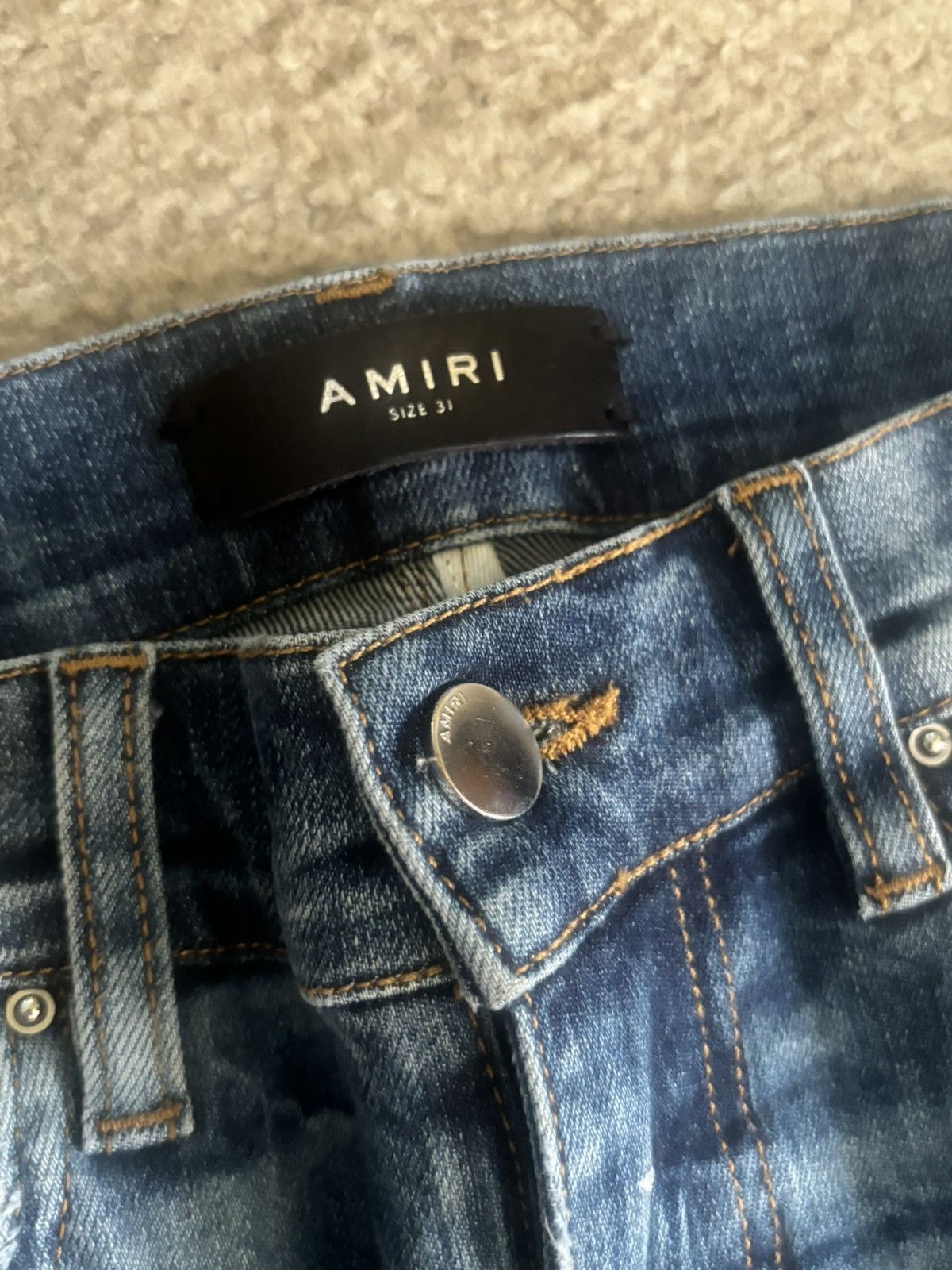 Amiri Amiri Paint Splatter Jeans Size US 34 / EU 50 - 2 Thumbnail