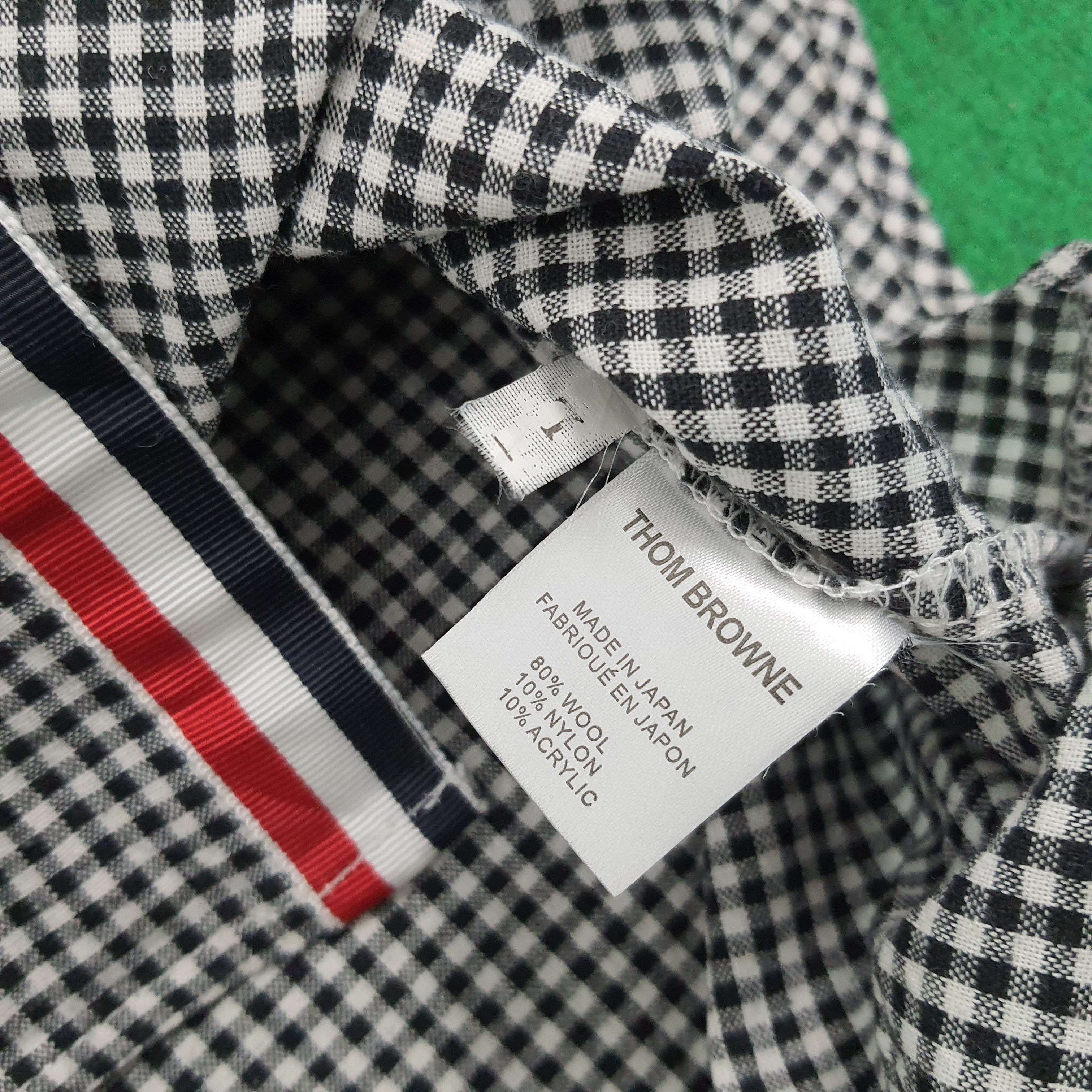 Designer × Vintage Vintage Thom Browne Box Design Button Up Shirt C104N29 Size US M / EU 48-50 / 2 - 6 Thumbnail