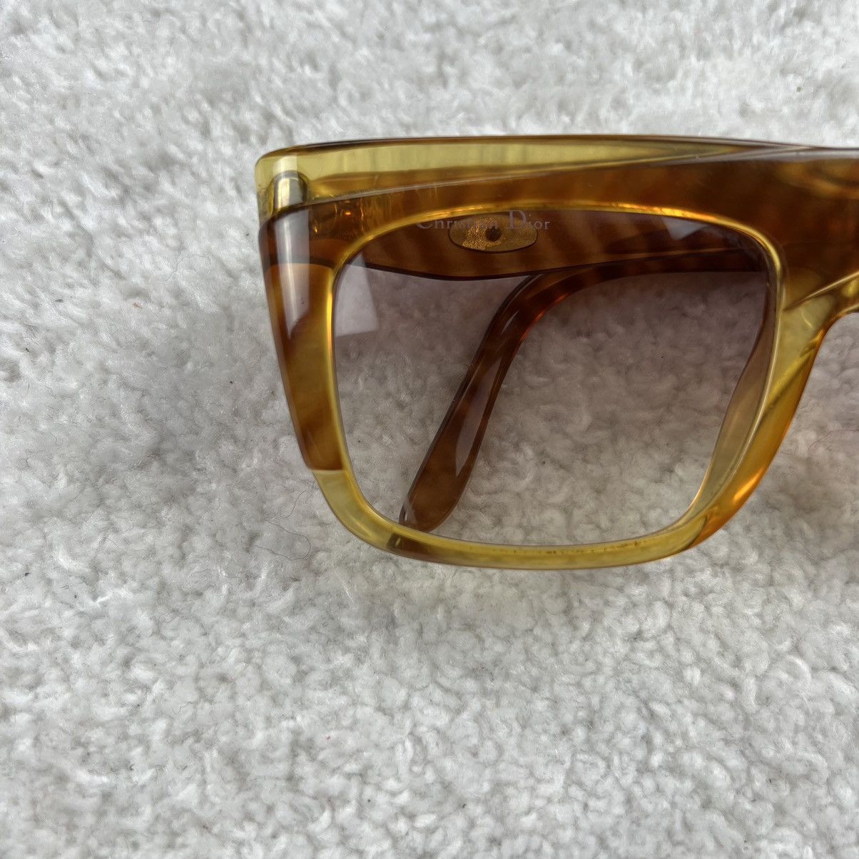 Dior × Vintage Christian Dior 80s Austria 2400 Vintage Unisex Sunglasses Size ONE SIZE - 3 Thumbnail