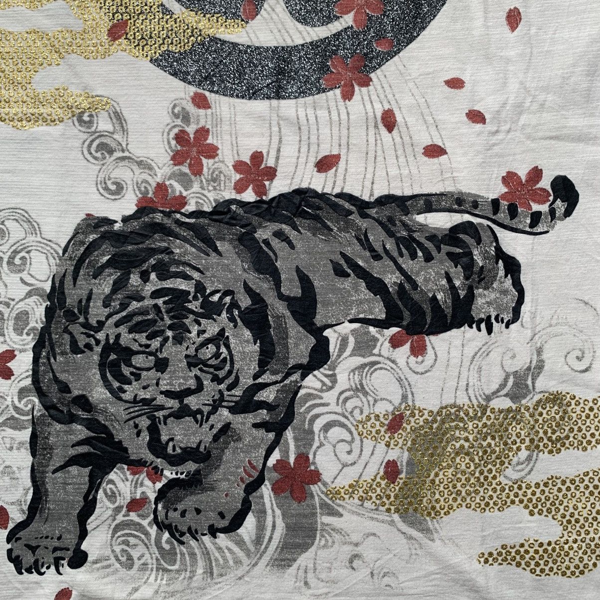 Karakuri Tamashii Vtg 2000's japanese traditional sukajan souvenir tiger print Size US M / EU 48-50 / 2 - 6 Thumbnail