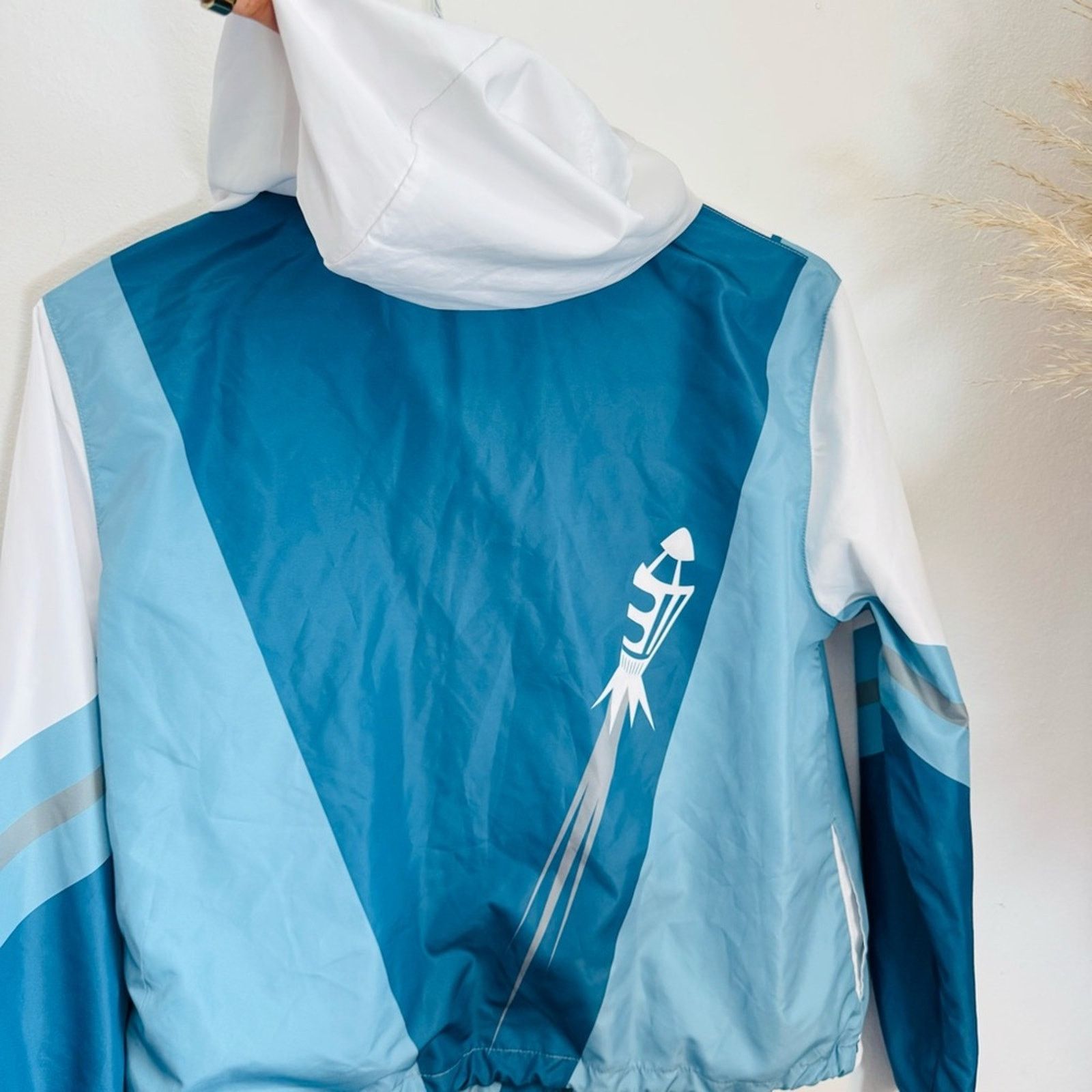 Disney DISNEY Blue White Grey Space Mountain Windbreaker Zip Jacket Size S / US 4 / IT 40 - 11 Thumbnail