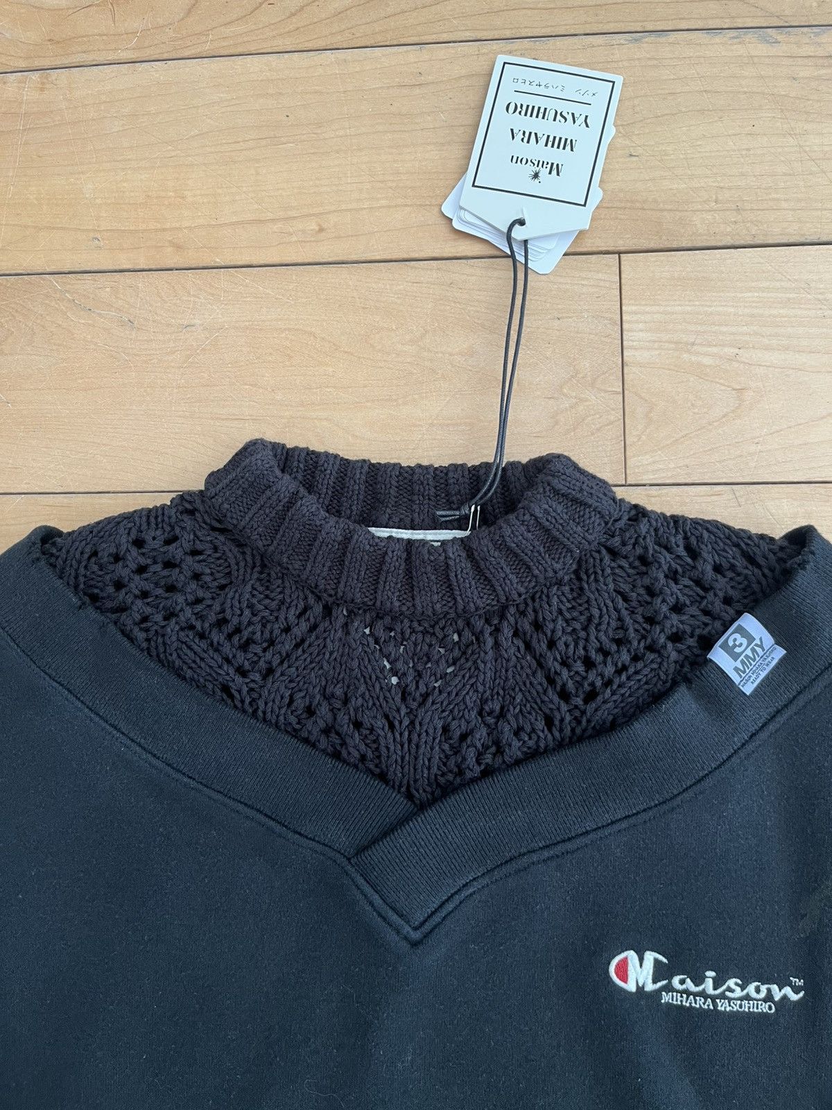 Maison MIHARA YASUHIRO NWT - Maison Mihara Yasuhiro Logo Deconstructed Sweatshirt Size US M / EU 48-50 / 2 - 7 Thumbnail
