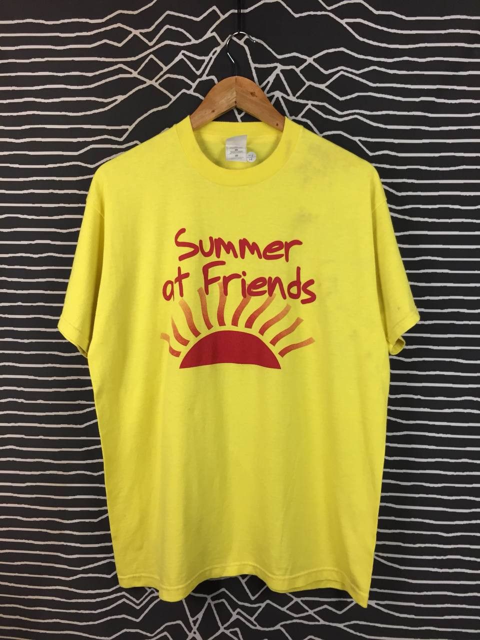 Vintage Vtg 90s Fruit of the Loom Summer of Friends 50/50 Blend Tee Size US L / EU 52-54 / 3 - 1 Thumbnail