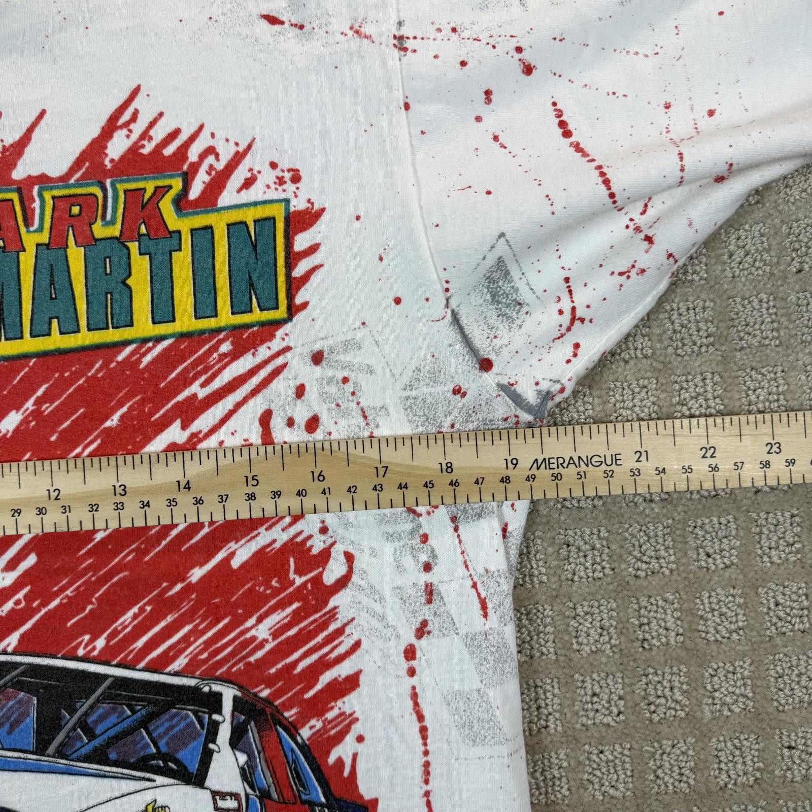 Other Vintage Mark Martin NASCAR All Over Print Tee USA M Size US M / EU 48-50 / 2 - 5 Thumbnail