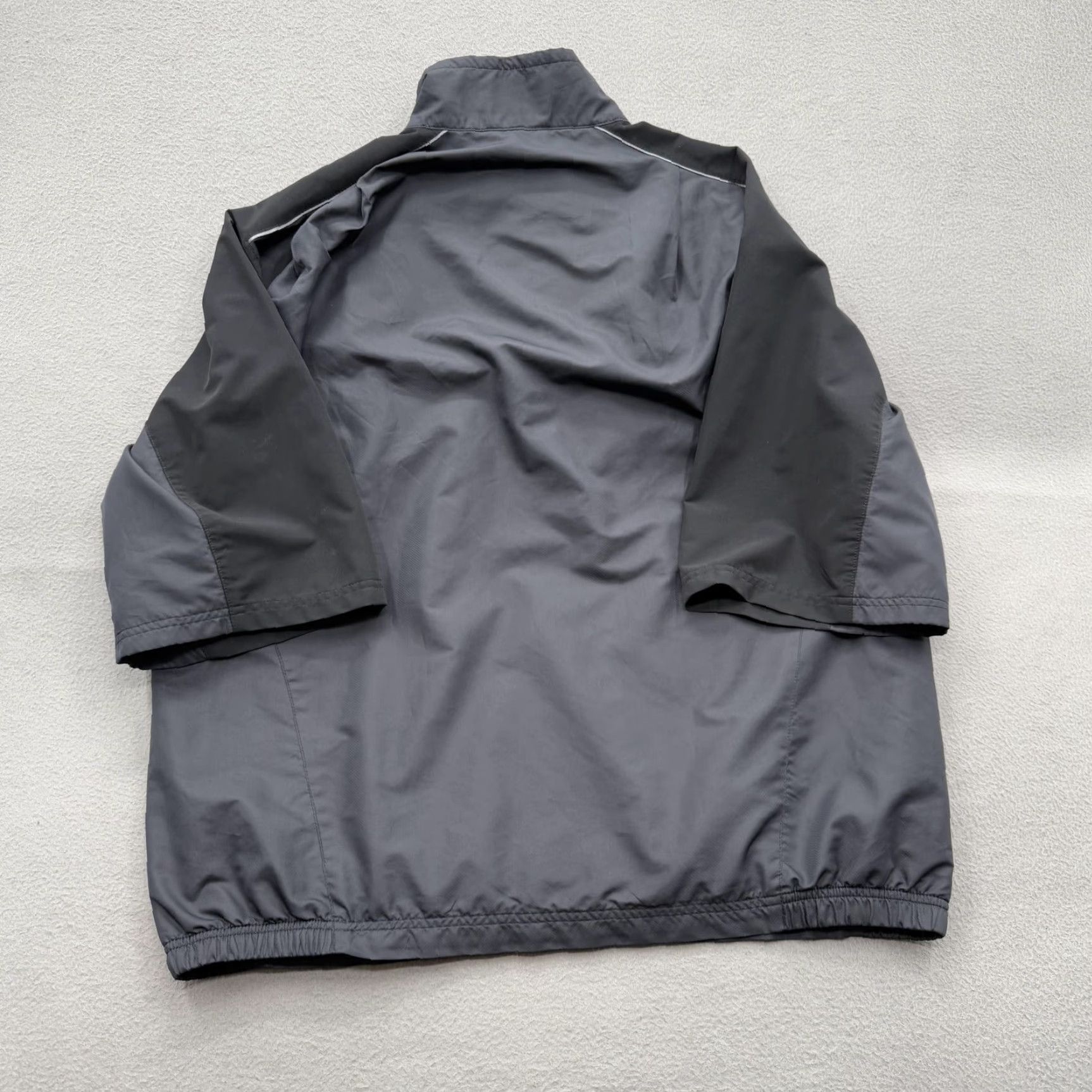 Vintage Zero Restriction Tour Series Golf Pullover Mens M 1/4 Zip Short Sleeve Wind-Resistant Gray Jacket Size US M / EU 48-50 / 2 - 2 Thumbnail