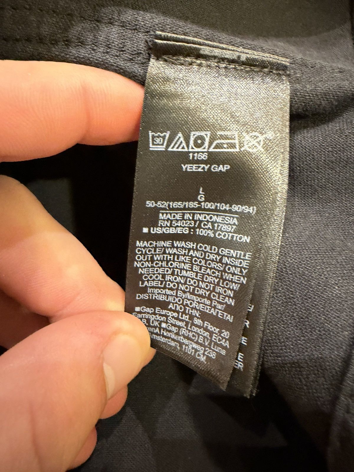 Balenciaga × Gap × Yeezy Yeezy Gap Engineered By Balenciaga Sateen Anorak - Black Size US XL / EU 56 / 4 - 4 Thumbnail